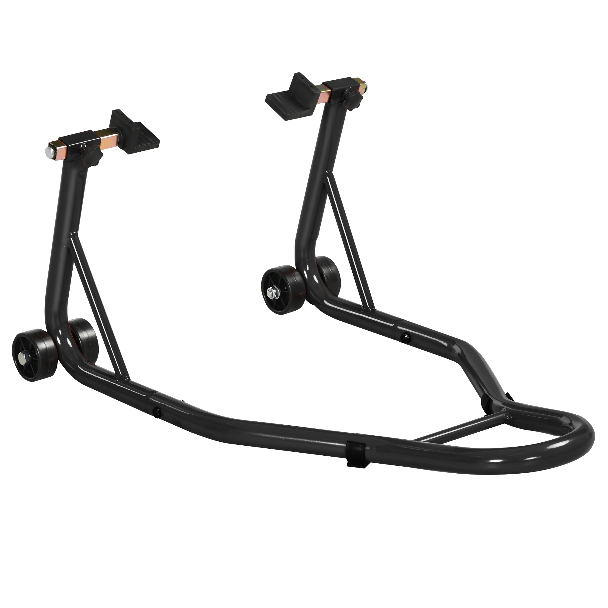 Béquille arrière de moto Acier Noir, HOMCOM