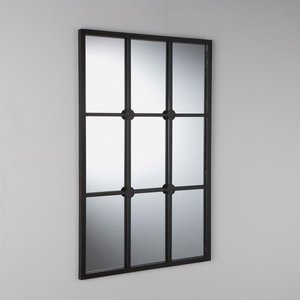 Miroir métal acier style fenêtre 60x90 cm, Lenaig LA REDOUTE INTERIEURS image