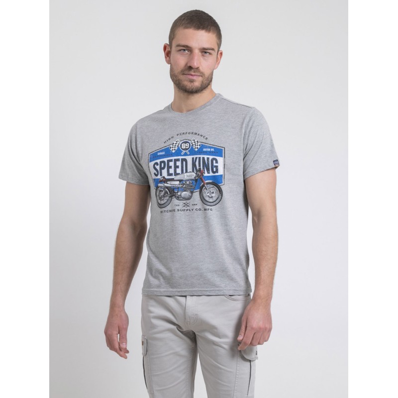 T-shirt Col Rond Pur Coton Neloric, RITCHIE