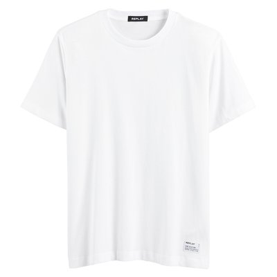 Cotton Regular Fit T-Shirt with Short Sleeves REPLAY