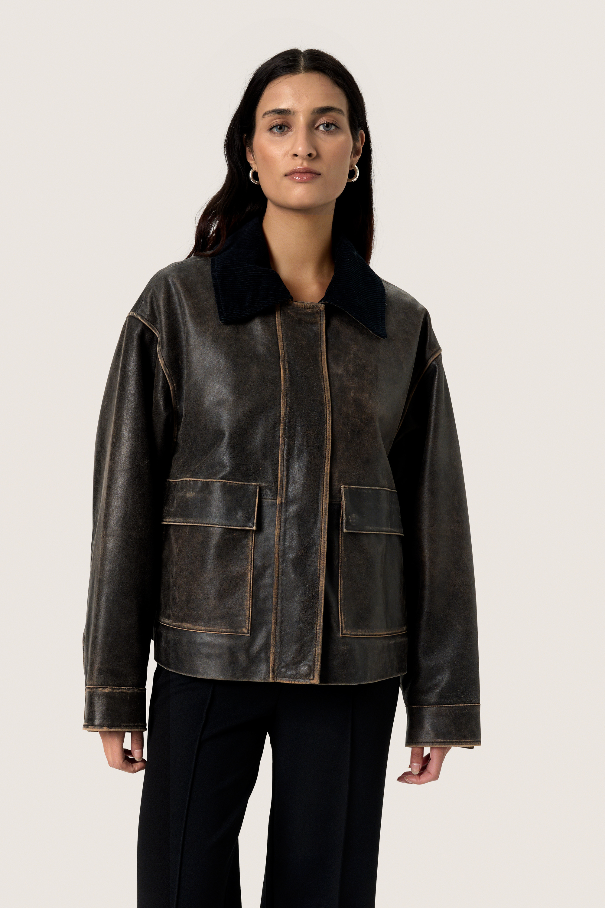 Veste en cuir, SOAKED IN LUXURY