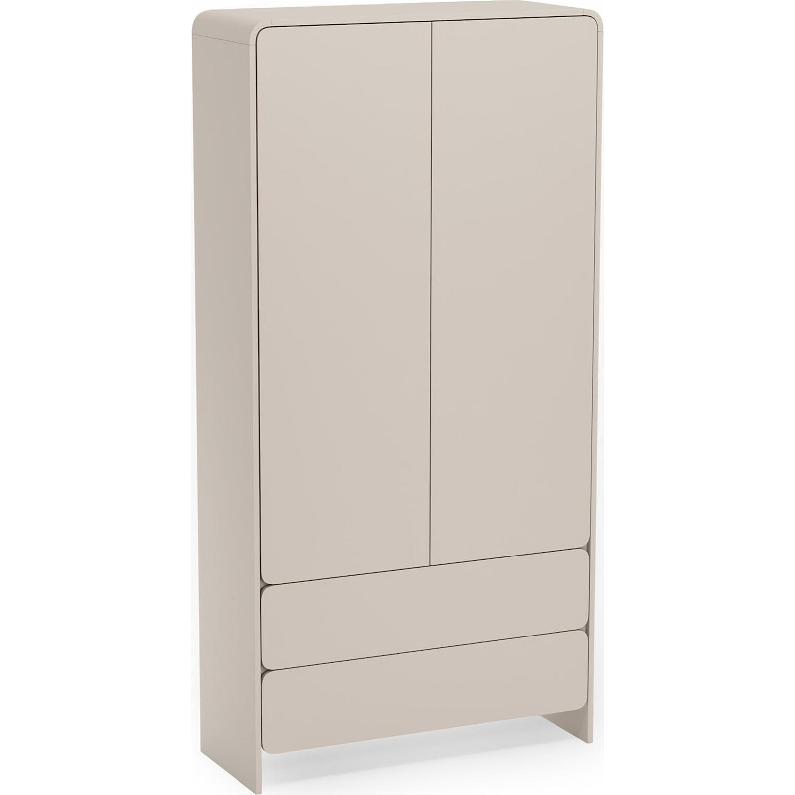Armoire 2 portes 2 tiroirs bois LUMMO, RECOLLECTION