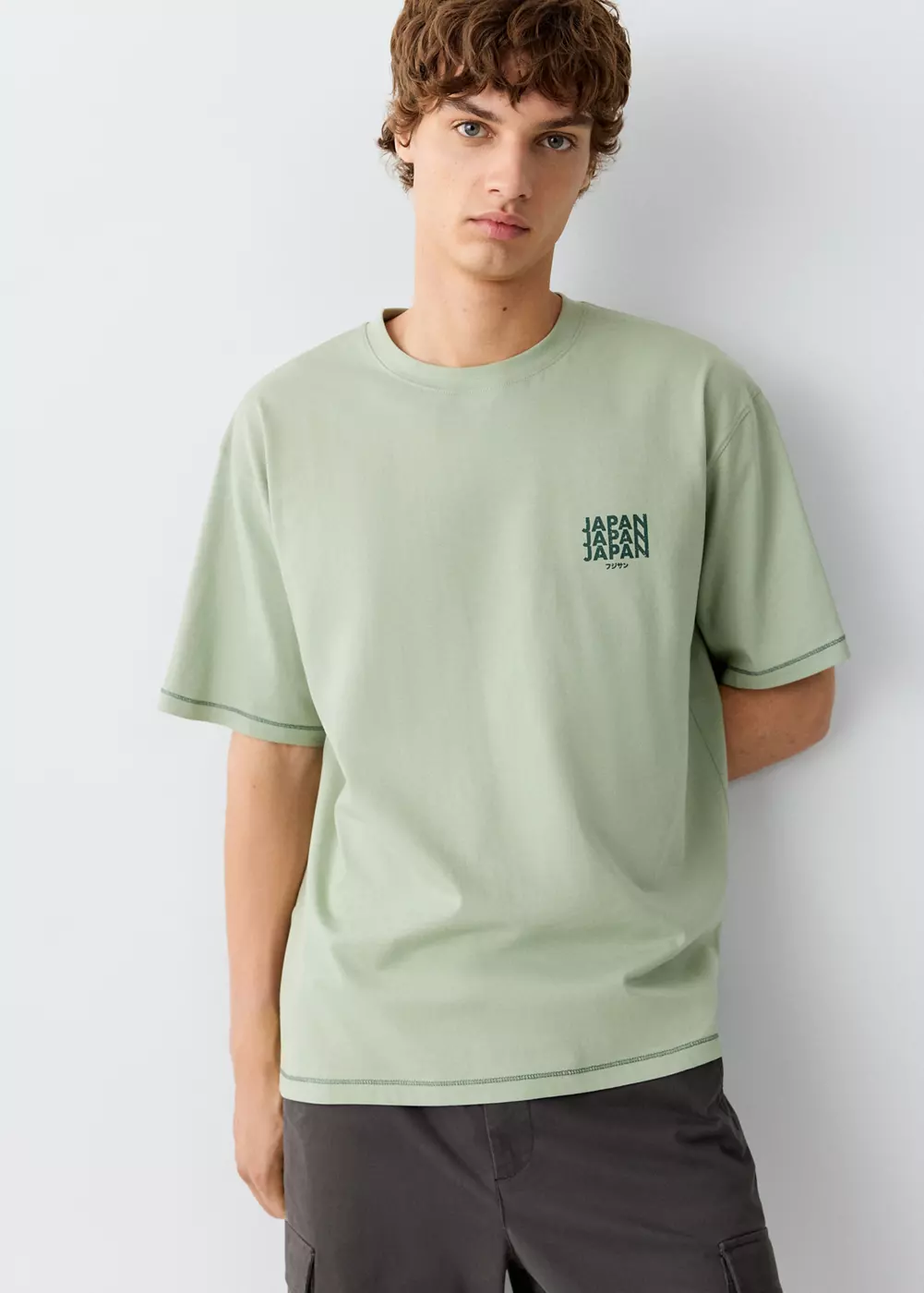 T-shirt en coton imprimé, MANGO TEEN