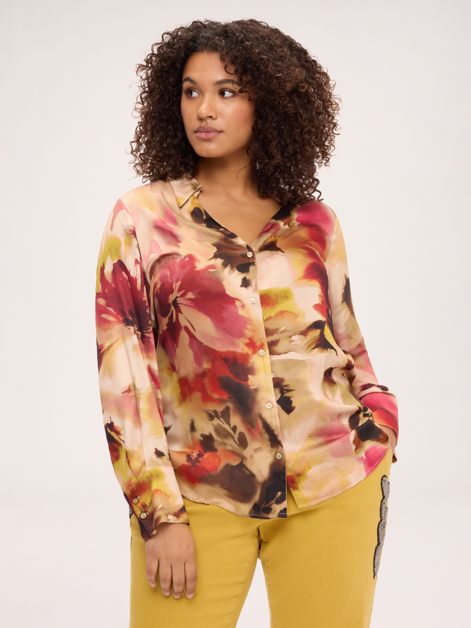 Chemise à imprimé floral, FIORELLA RUBINO