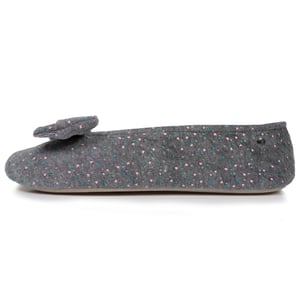 Chaussons Ballerines Isotoner Pour Fille - Sherpa Doux, Semelle Antidérapante, Taille 29/30