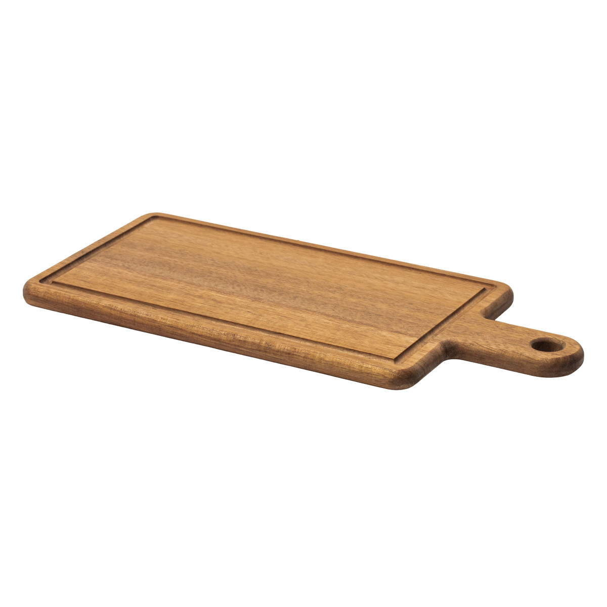 Planche à découper rectangulaire 37.5 x 17 x 1.5 cm avec poignées et rigole -, SABATIER TROMPETTE