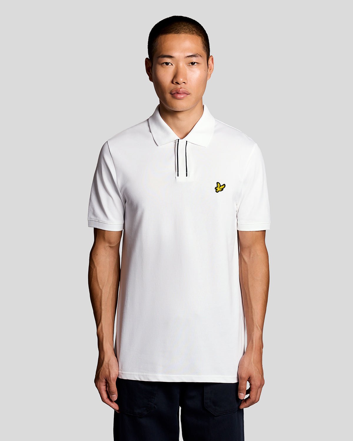 Polo patte à liserés contrastés, LYLE & SCOTT