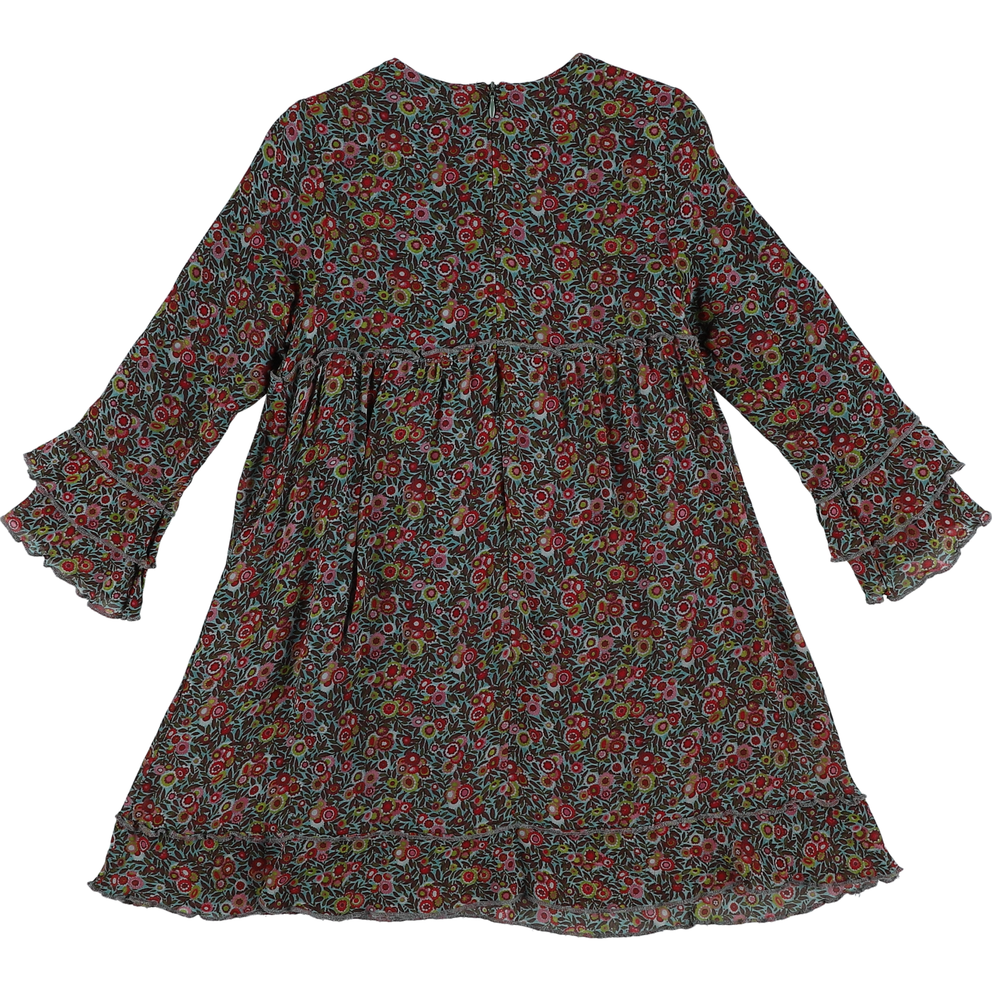 Robe Fille Catimini Taille 6 Ans - Style T-shirt, Longueur Genou, Bleu - Très Bon État Occasion