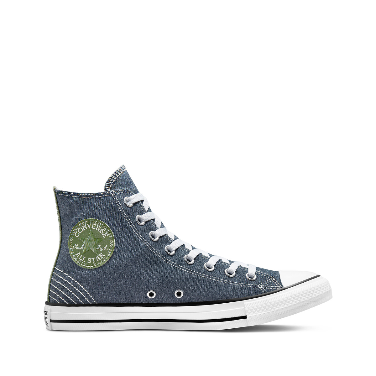 womens blue converse trainers