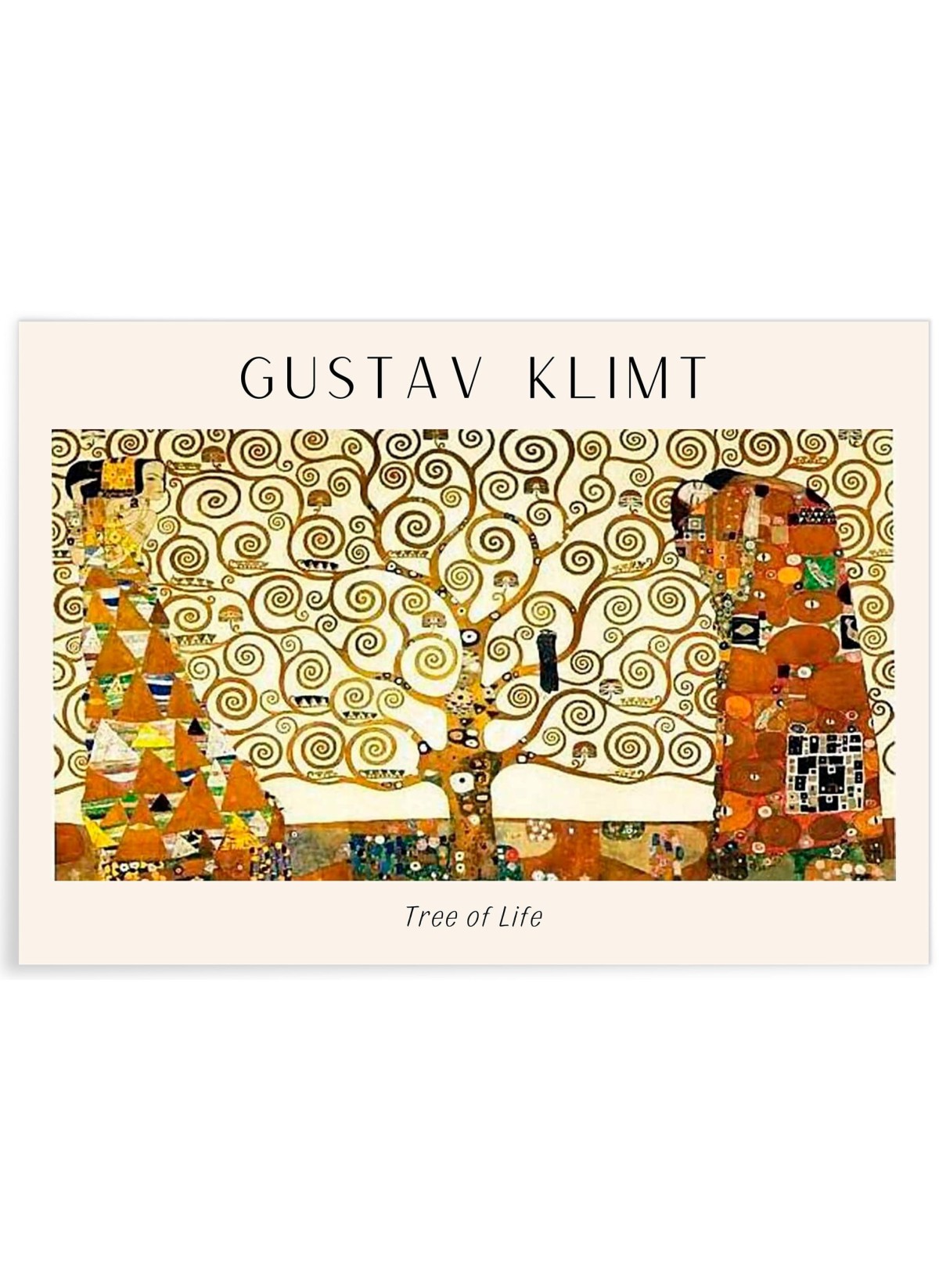 Affiche Gustav Klimt « Tree of Life », L'AFFICHERIE