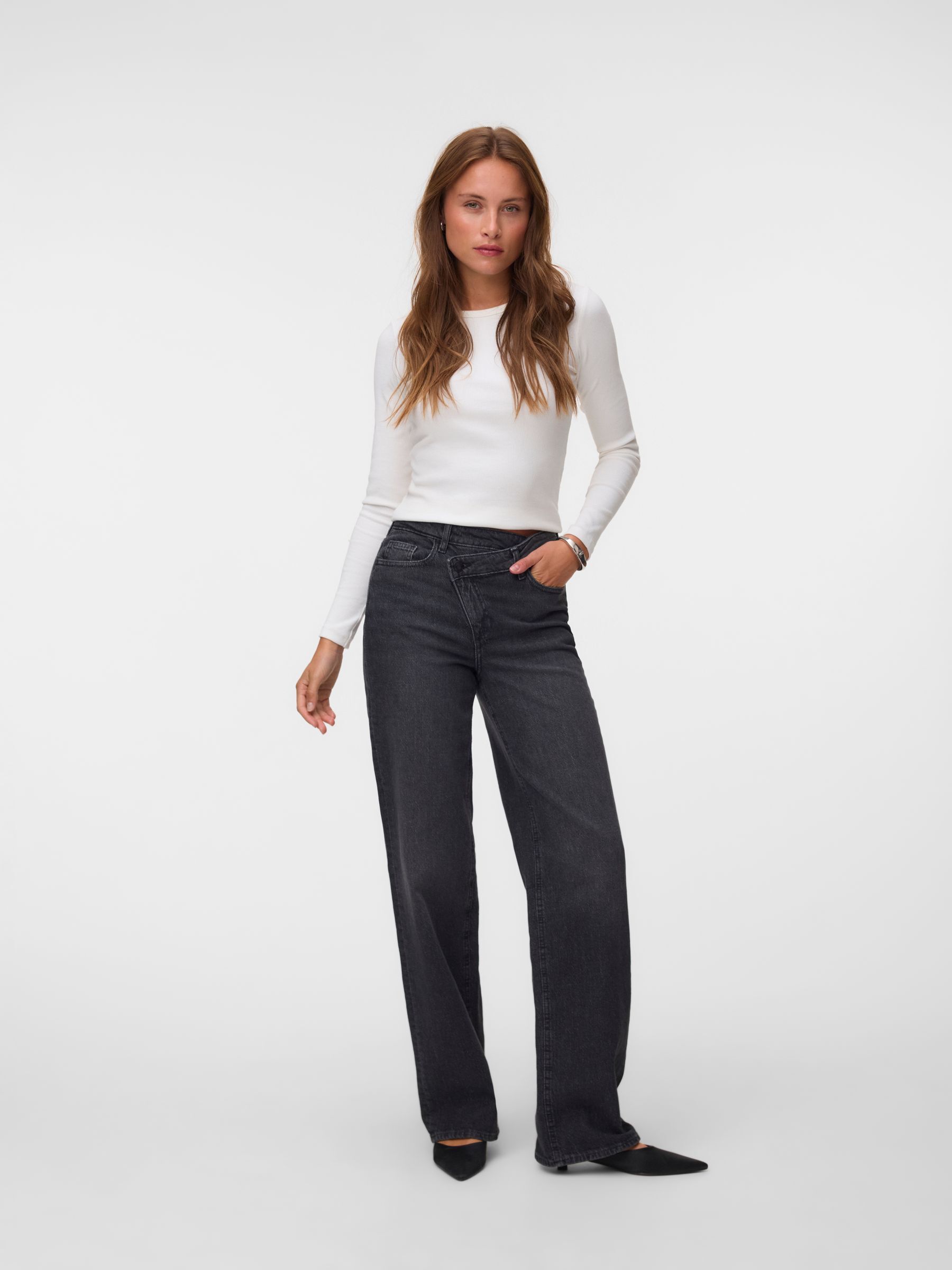 Jean À Coupe Large, VERO MODA