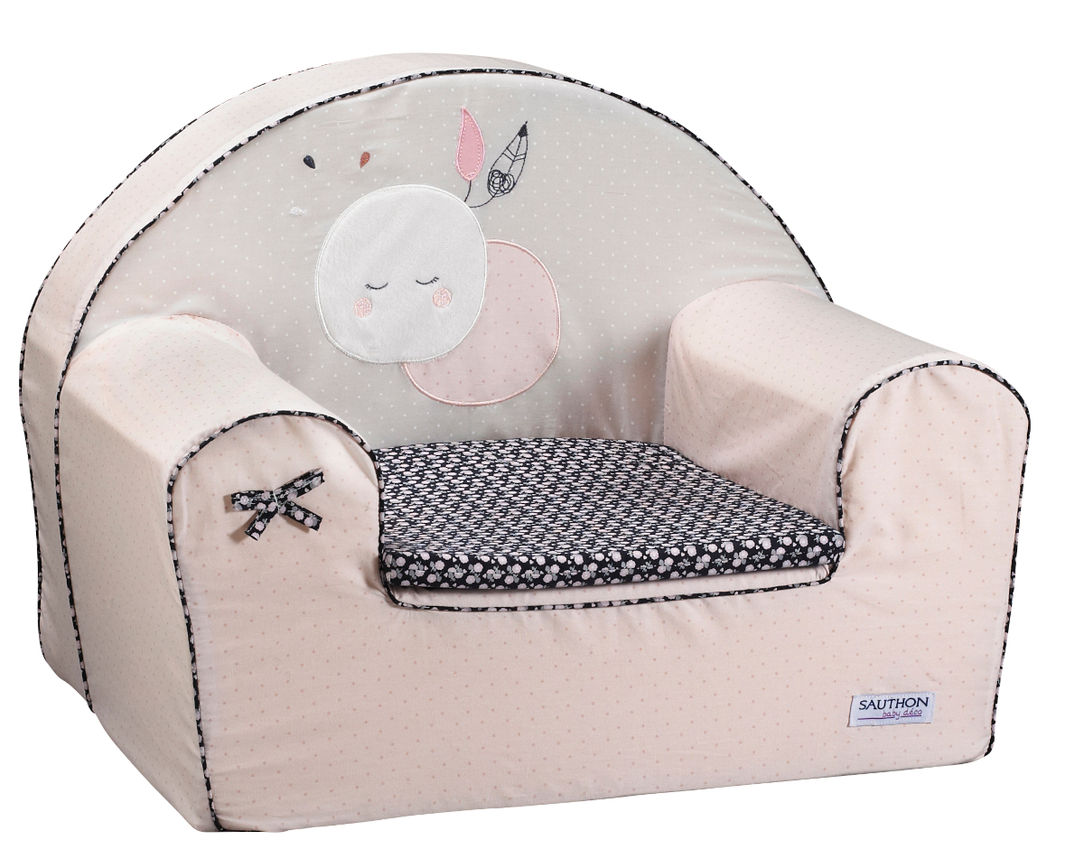 Fauteuil club bébé pour enfant en coton, SAUTHON