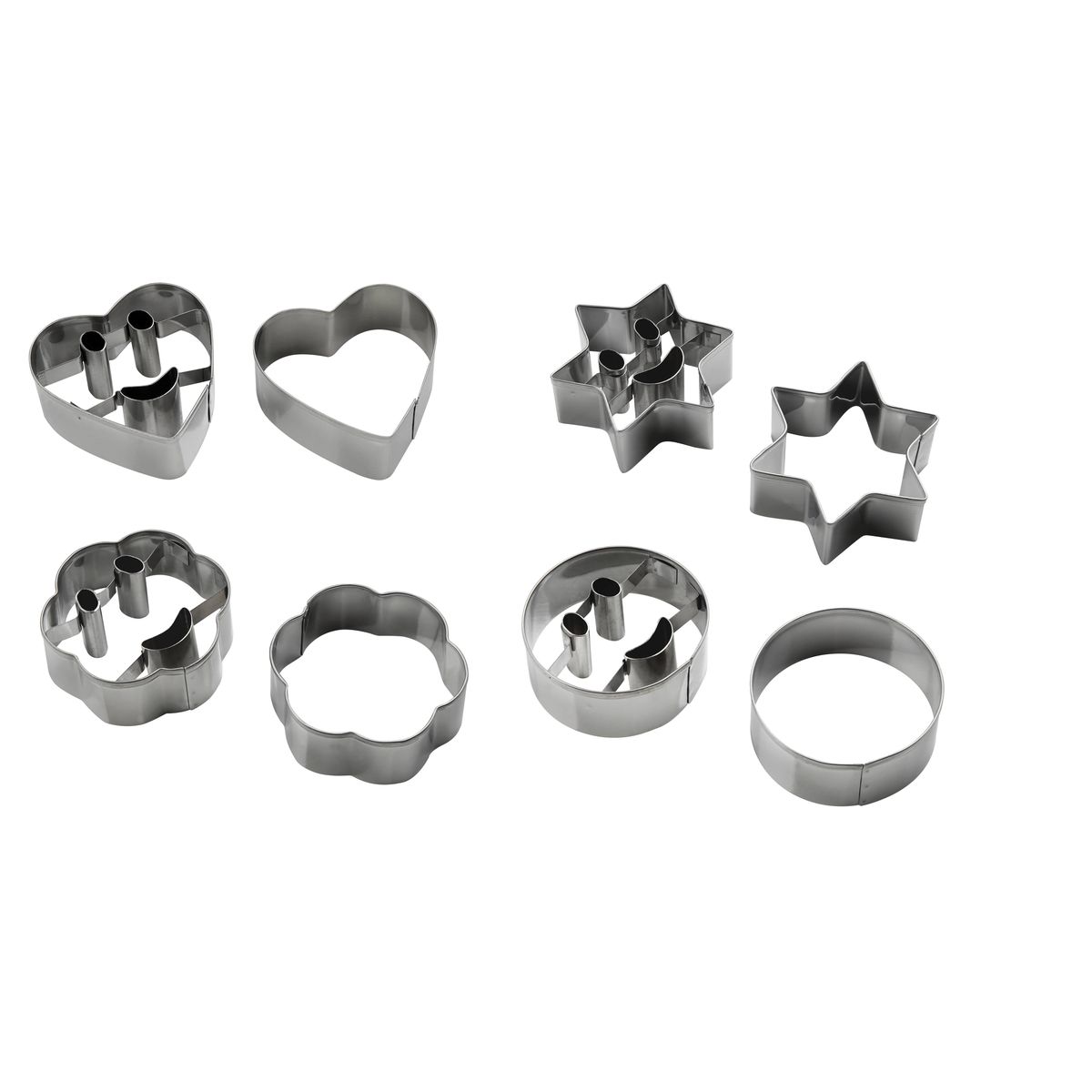 Lot de 2 emporte-pièces smiley, ZENKER