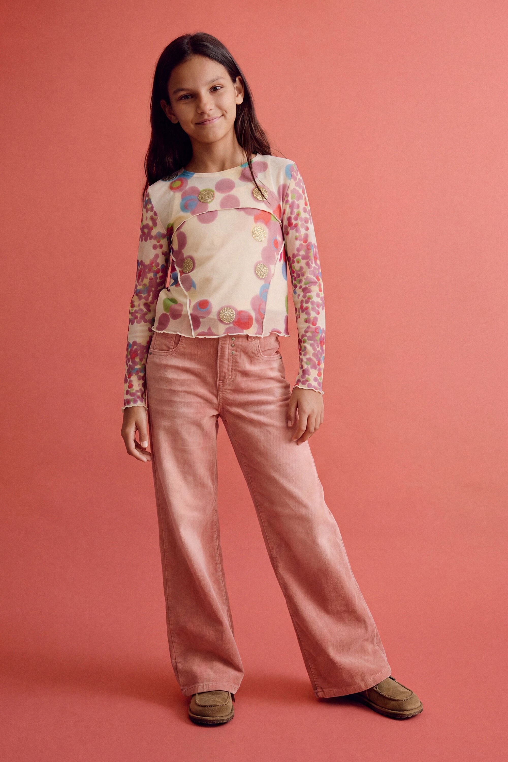PANTALON LONG EN DENIM ÉLASTIQUE, DESIGUAL