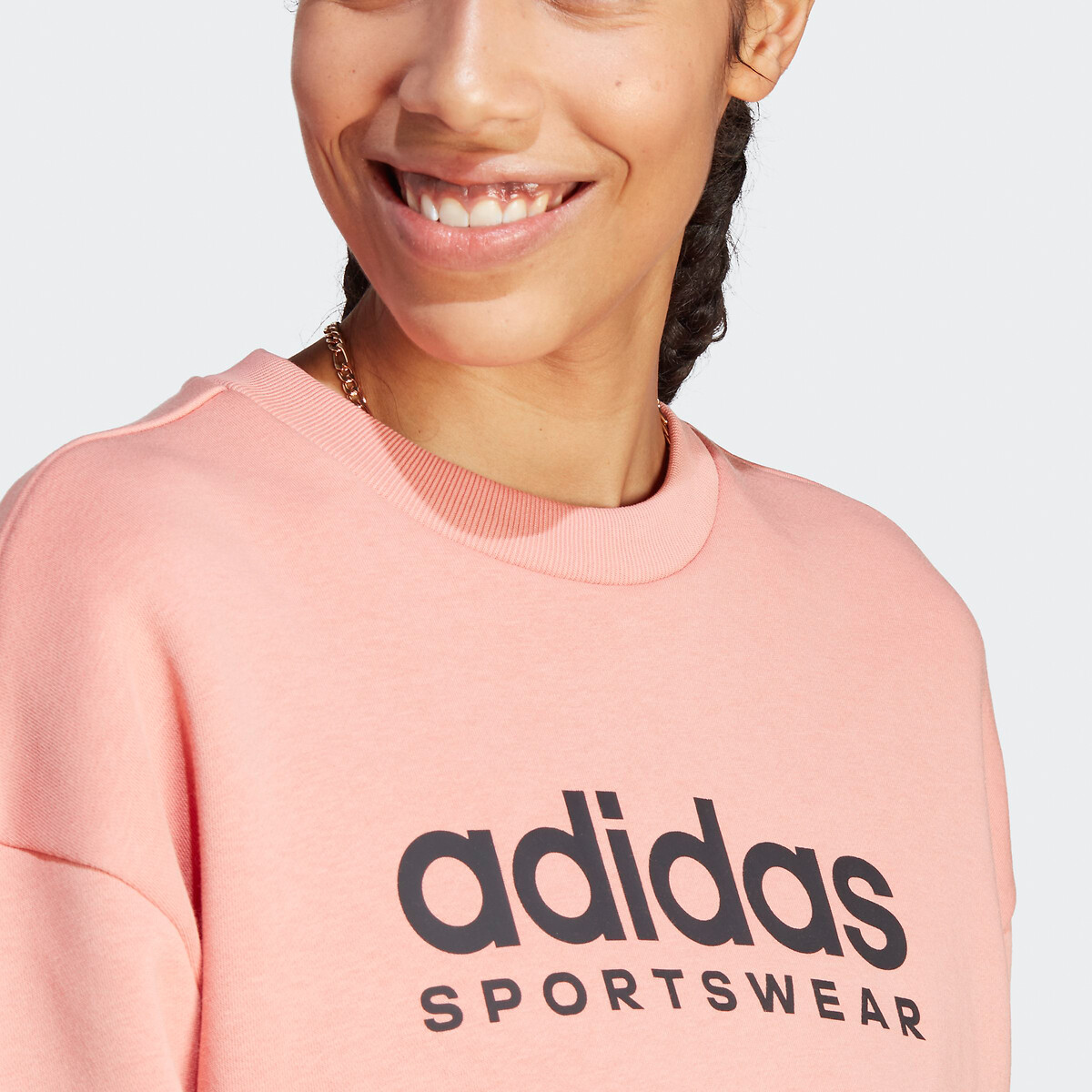 Sweat ample all seazon saumon Adidas Sportswear La Redoute