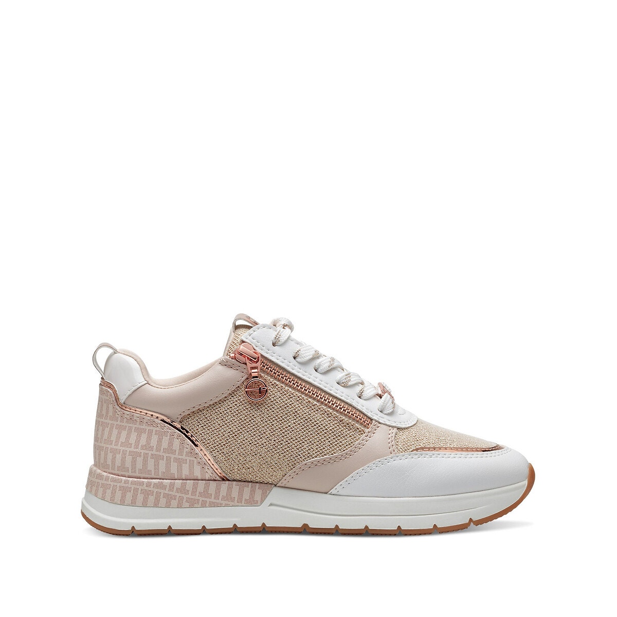 Chaussure plate online rose poudré