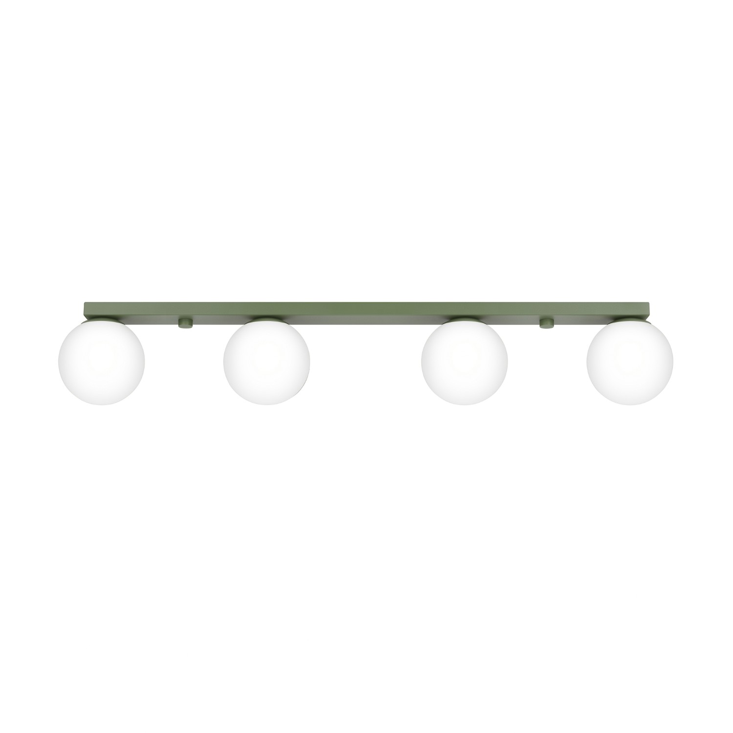 Plafonnier Acier Vert Olive G9 4 Yoli, EDEN