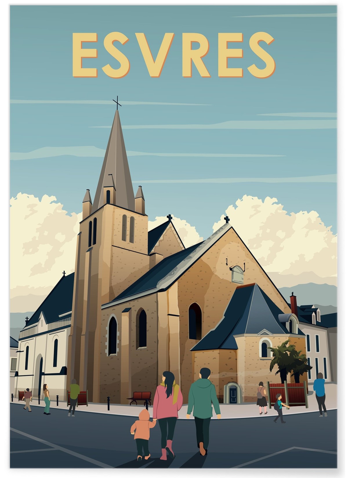 Affiche ville Esvres, L'AFFICHERIE