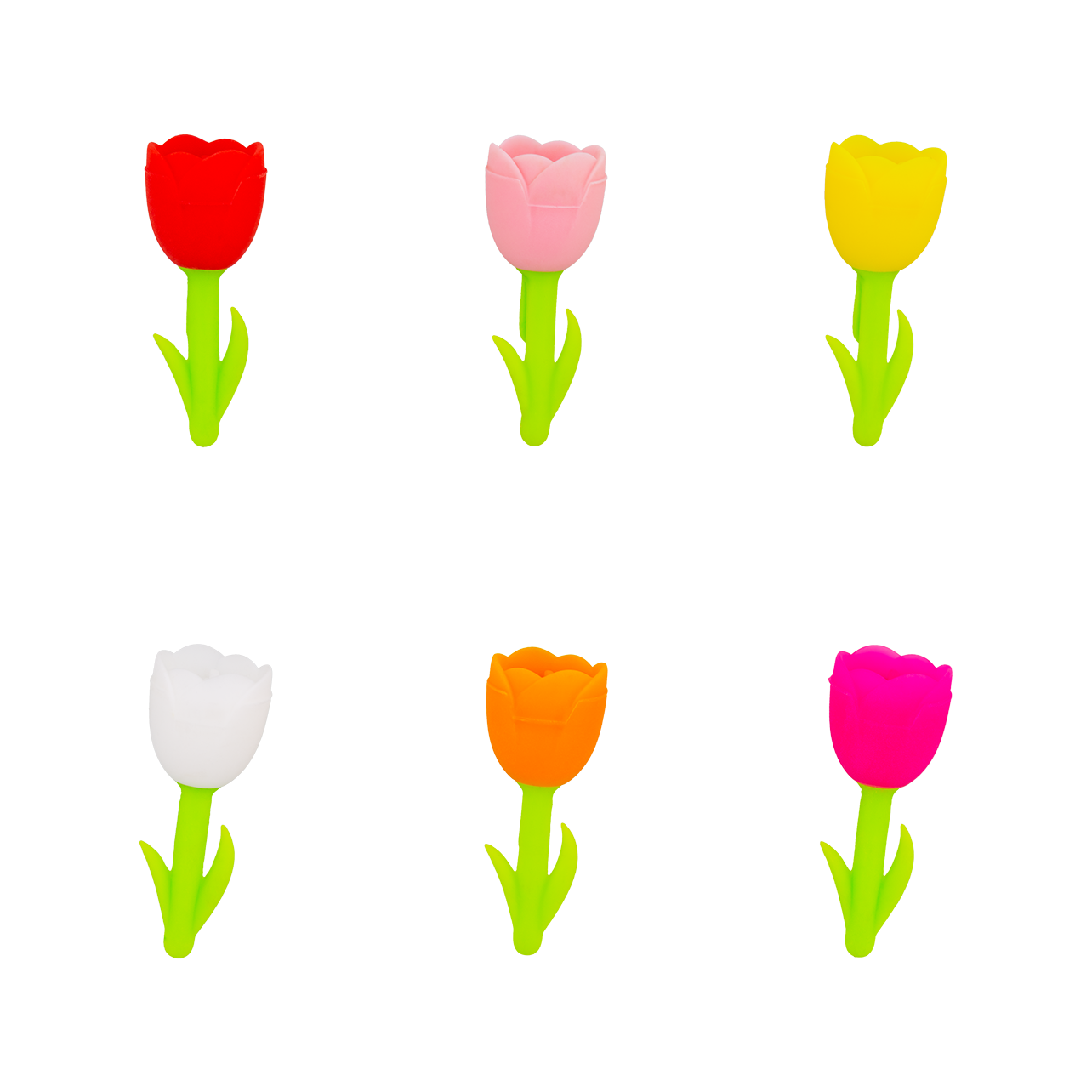 Set de 6 marqueurs de verre Apelipes, PYLONES