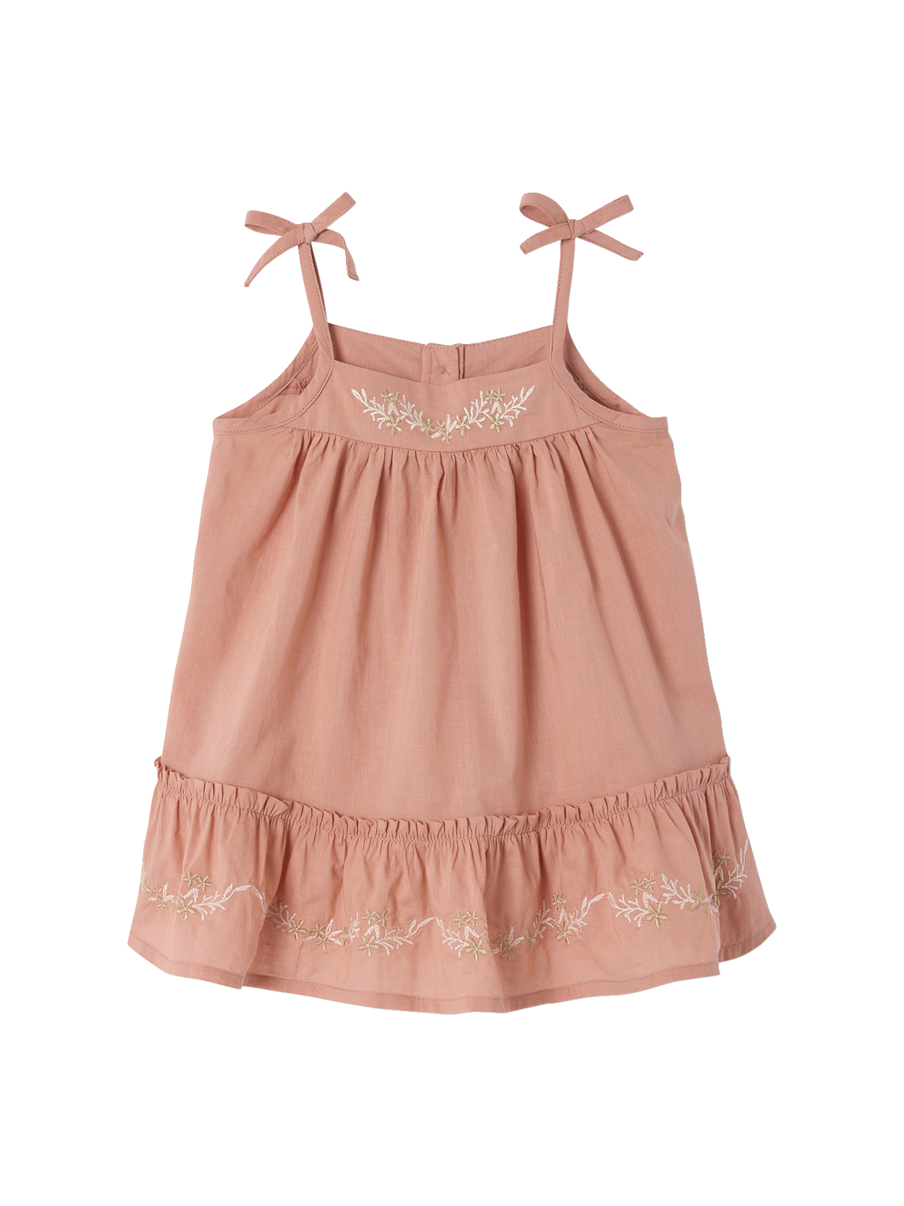 Robe brodée bébé, VERTBAUDET