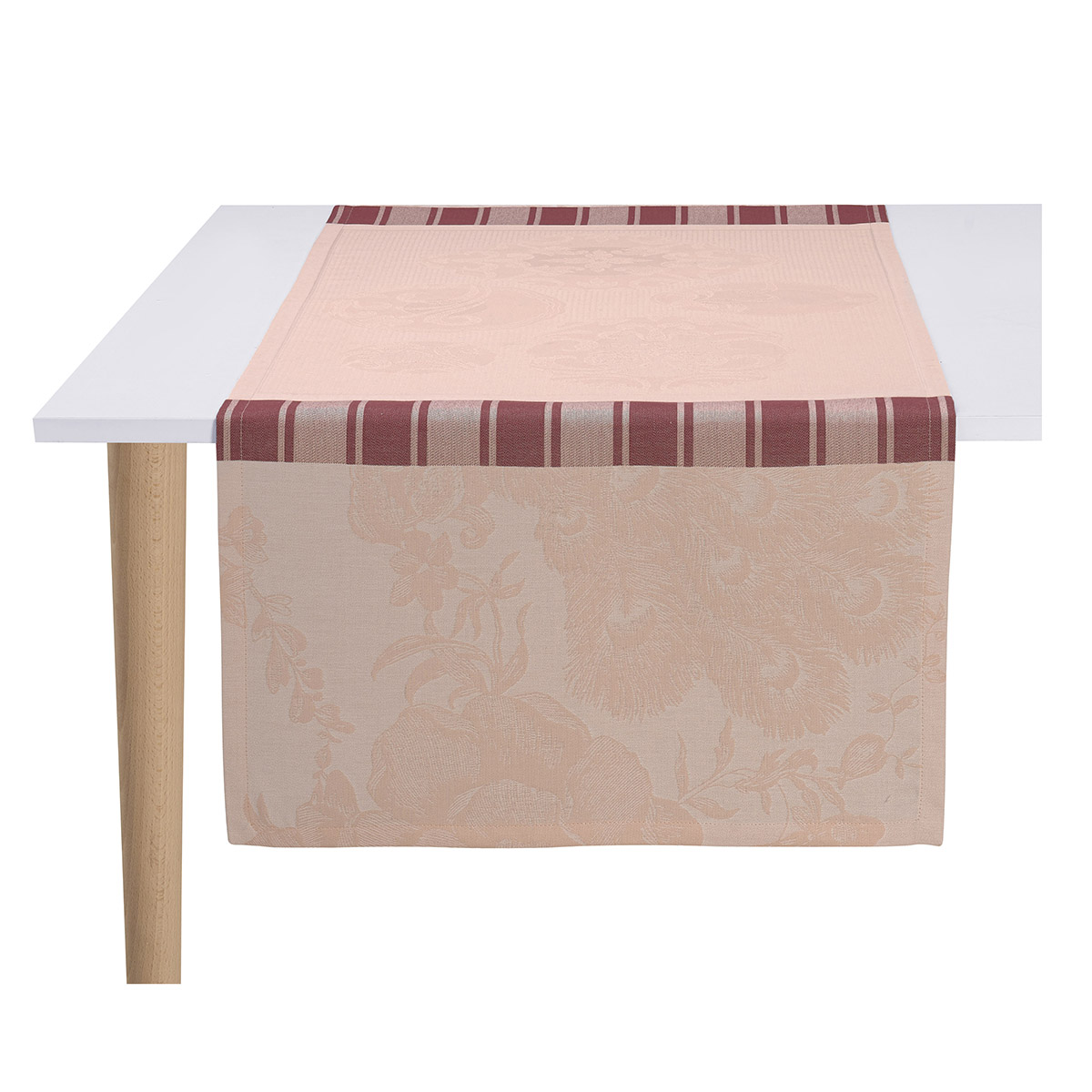Chemin de table en Coton, À LA FRANÇAISE, LE JACQUARD FRANCAIS