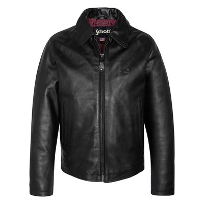 Mid-Season Short Jacket in Leather SCHOTT