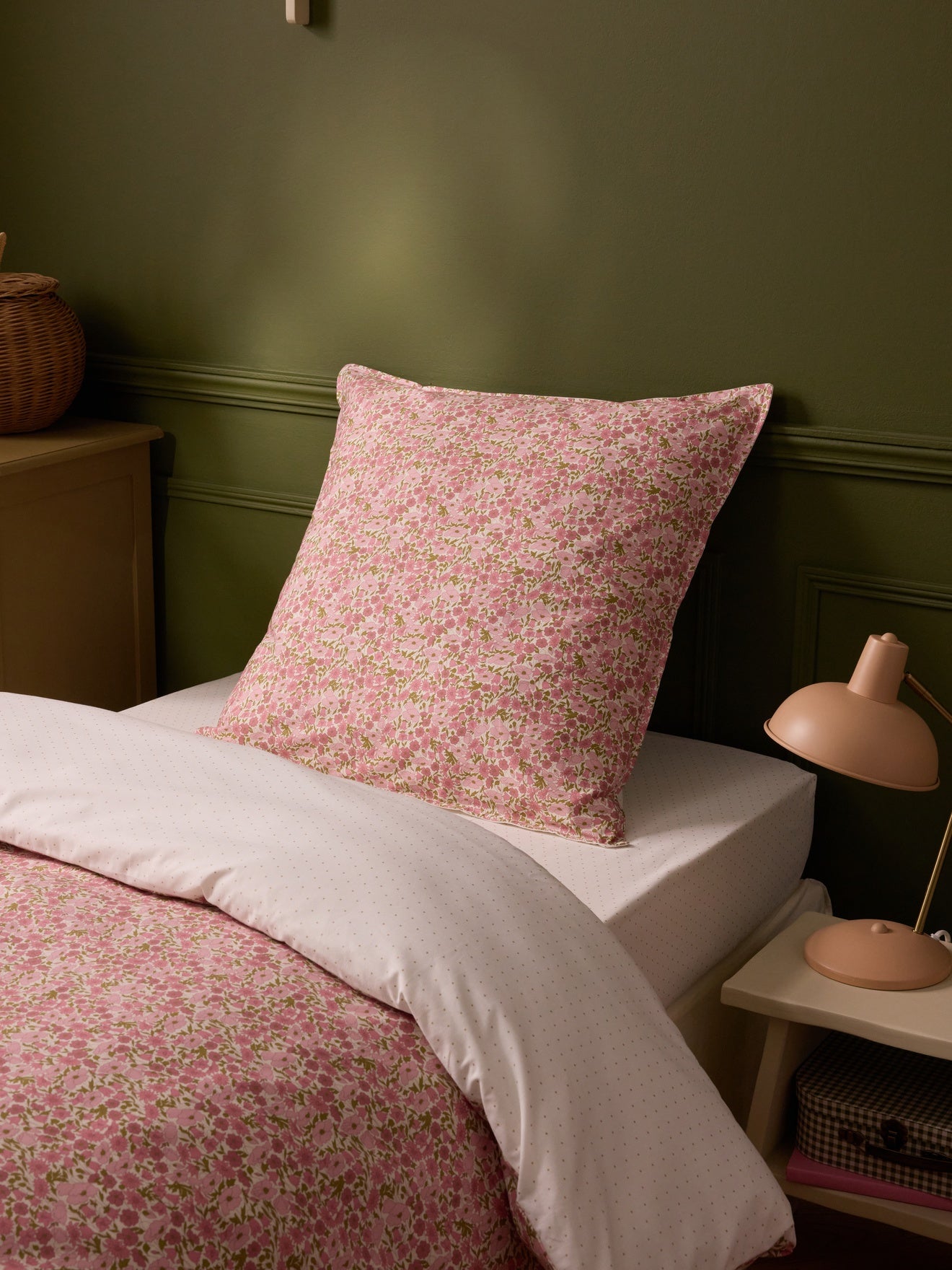 Taie d'oreiller tissu Liberty "Poppy and Daisy", CYRILLUS