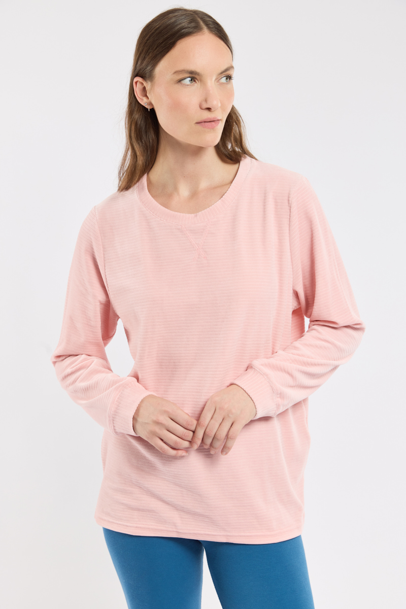 Sweat velours en coton, ARMOR-LUX