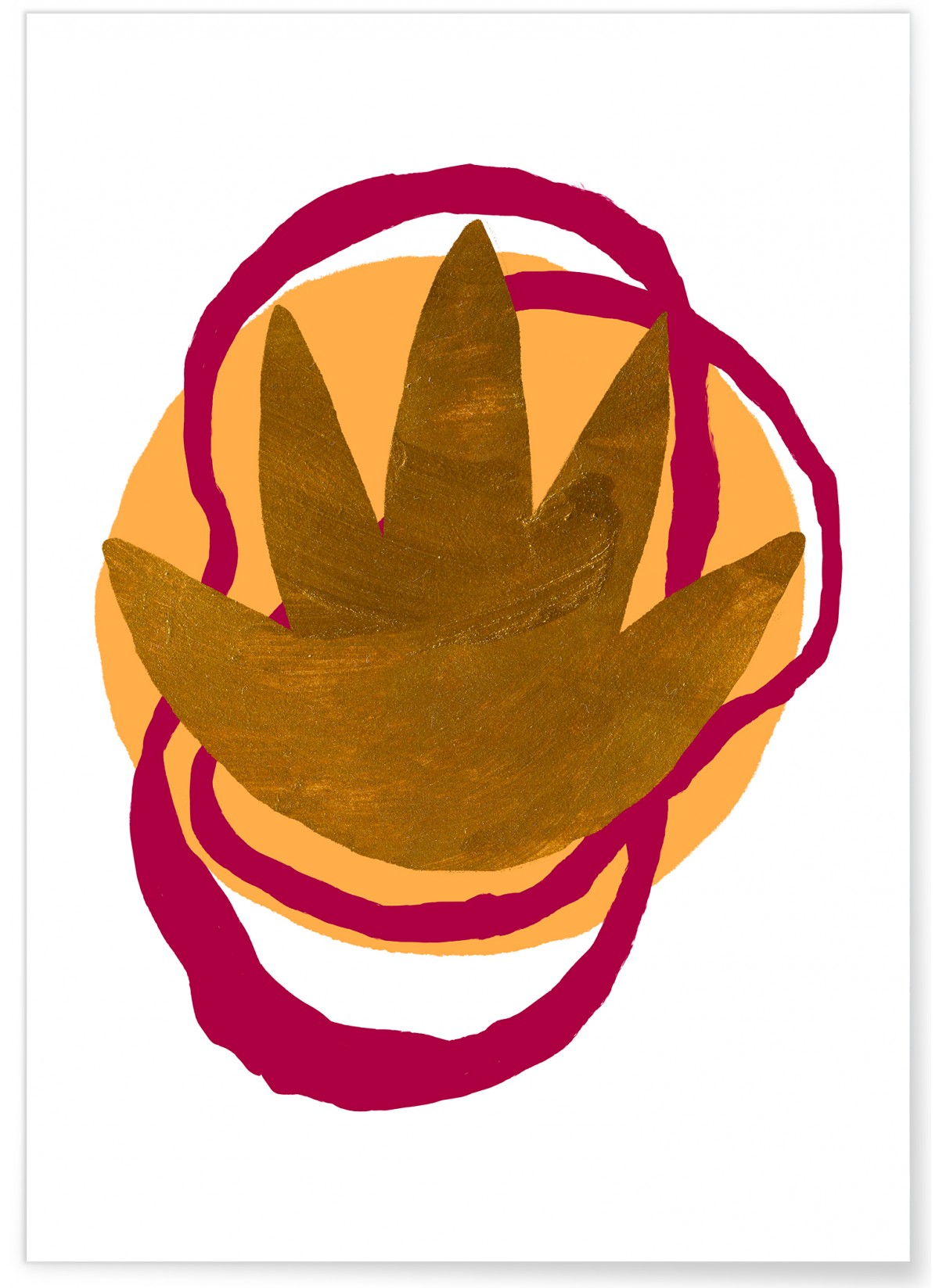 Affiche Abstract Tribute 1, L'AFFICHERIE