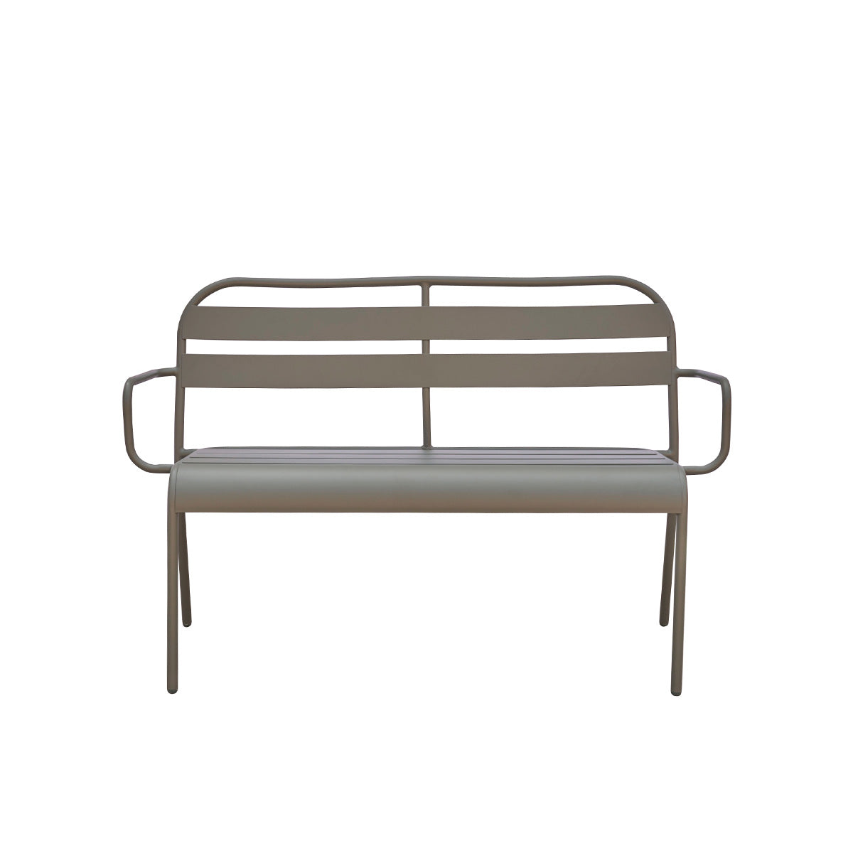 Banc de jardin en aluminium 2 places ZÉPHIR, BERAH GETAH