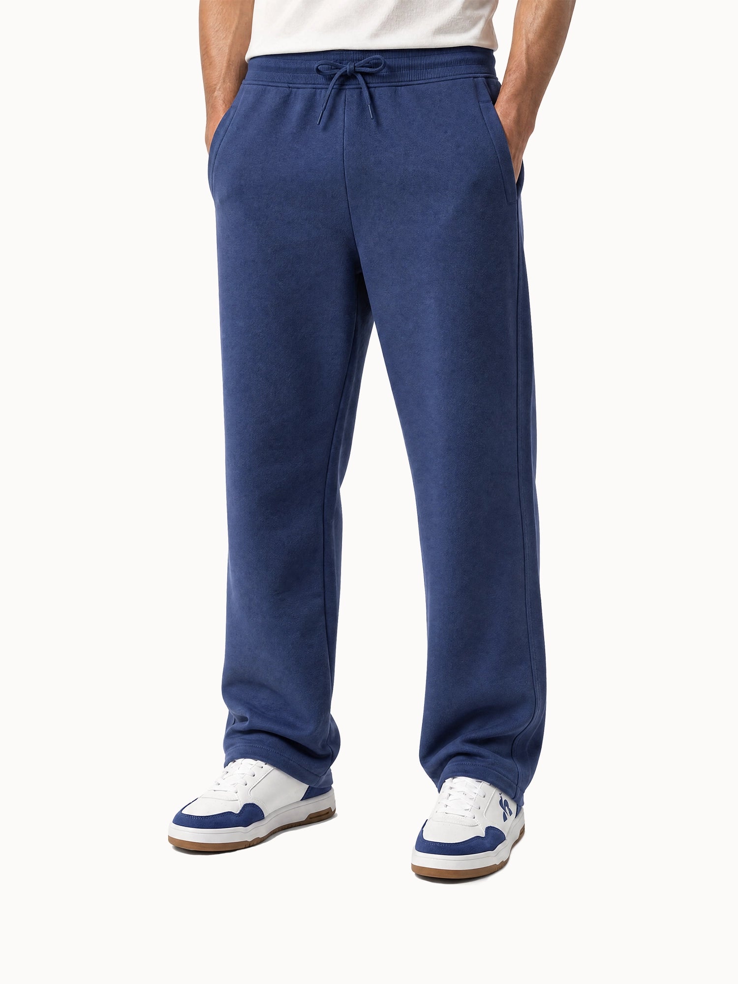 Pantalon relax en molleton gratté Contemporain, LE COQ SPORTIF