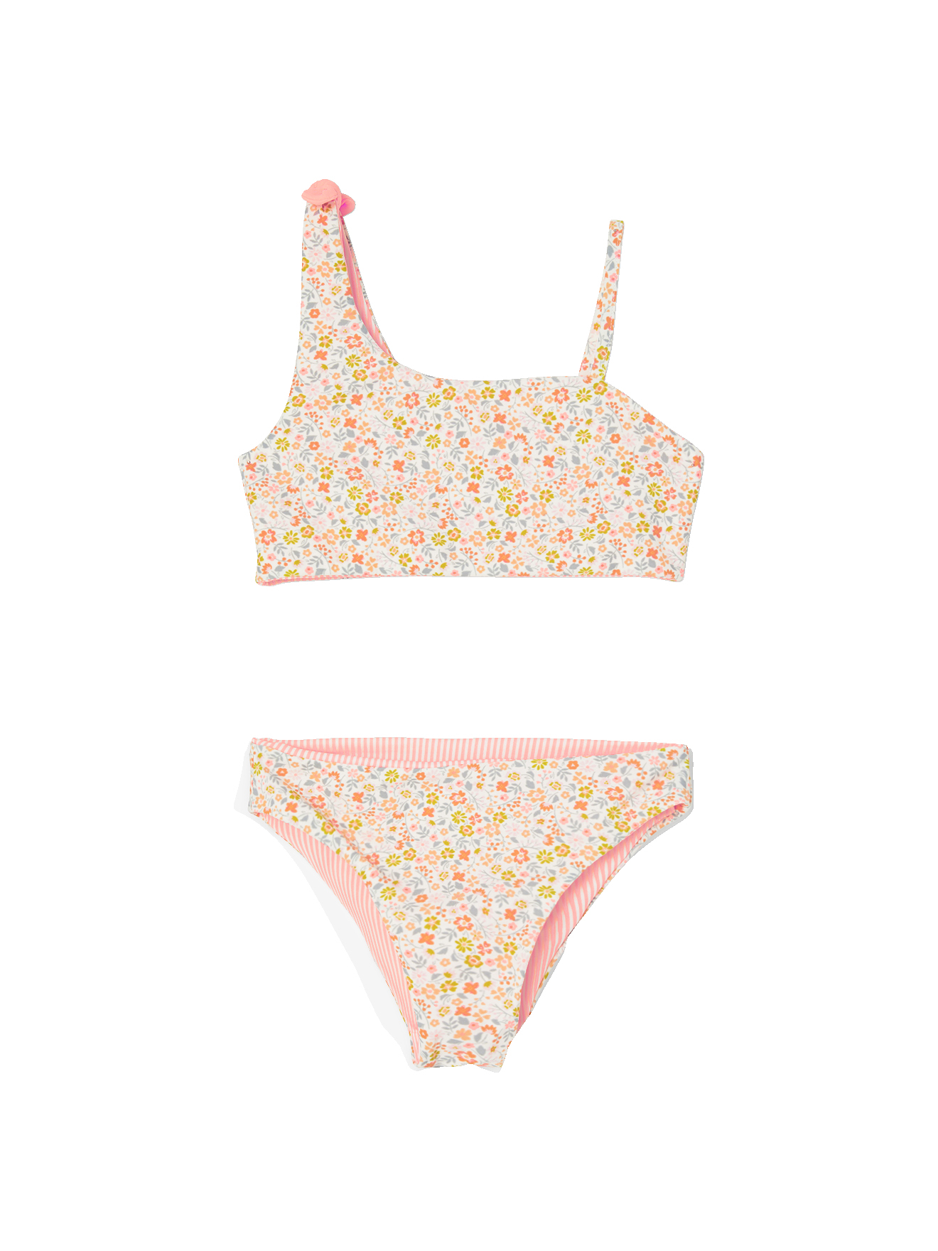 Maillot de bain 2 pièces réversible, VERTBAUDET