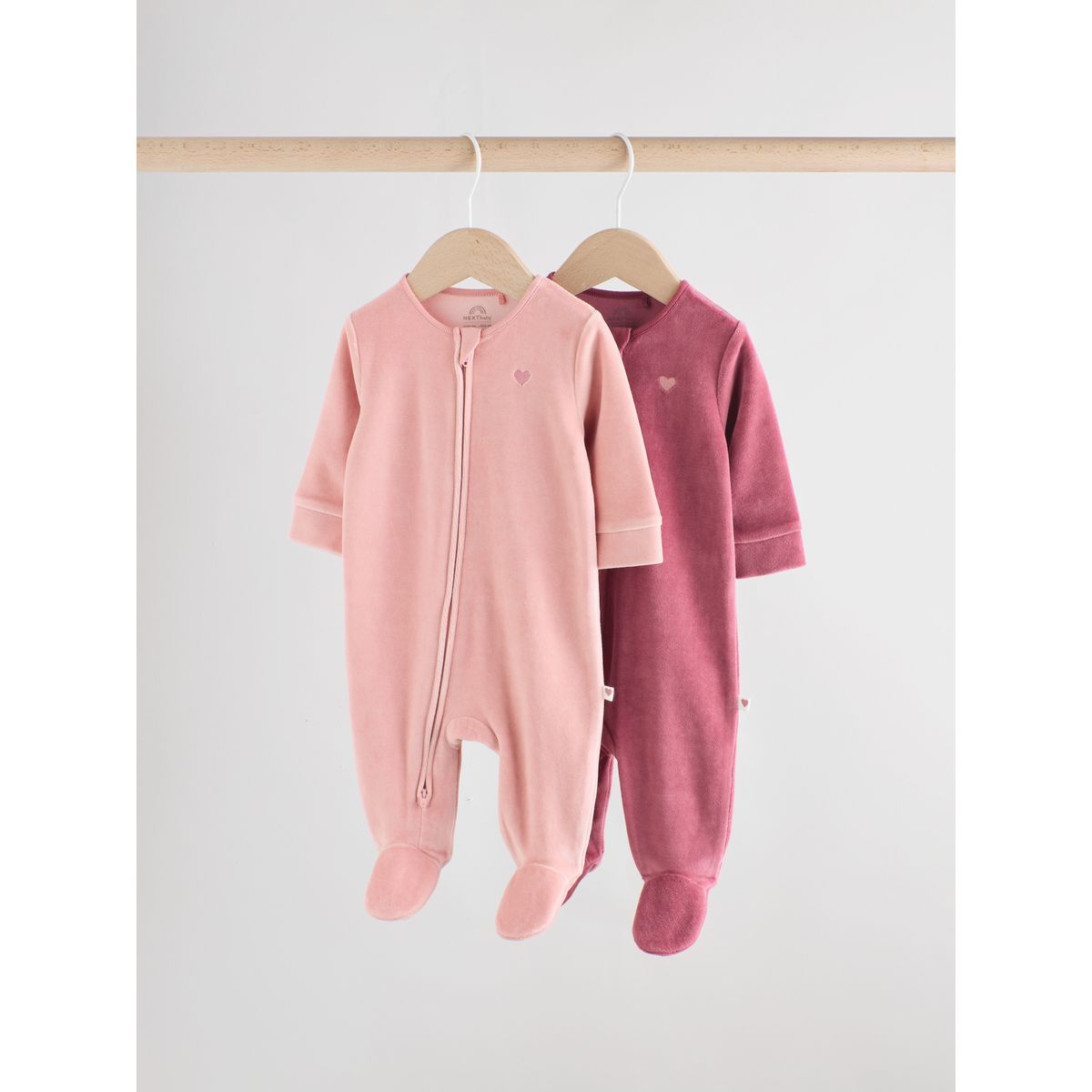Dors-bien bébé en velours, lot de 2, NEXT
