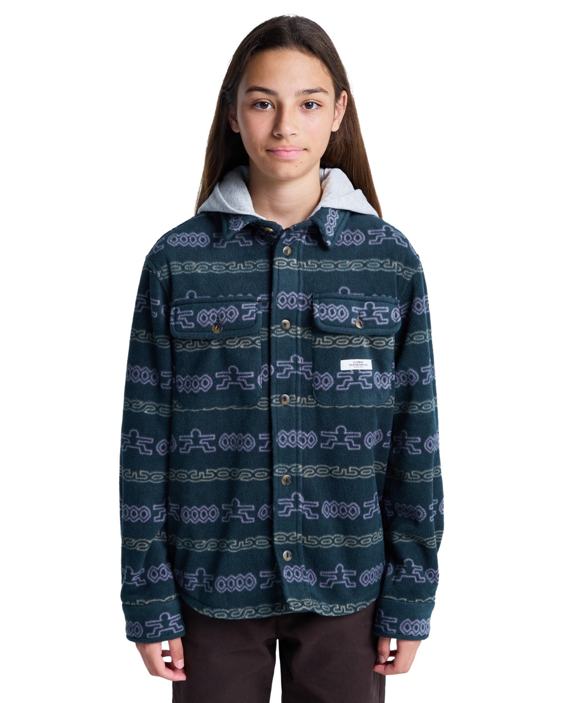 Surchemise POLAR HOODED OVERSHIRT Y, ELEMENT