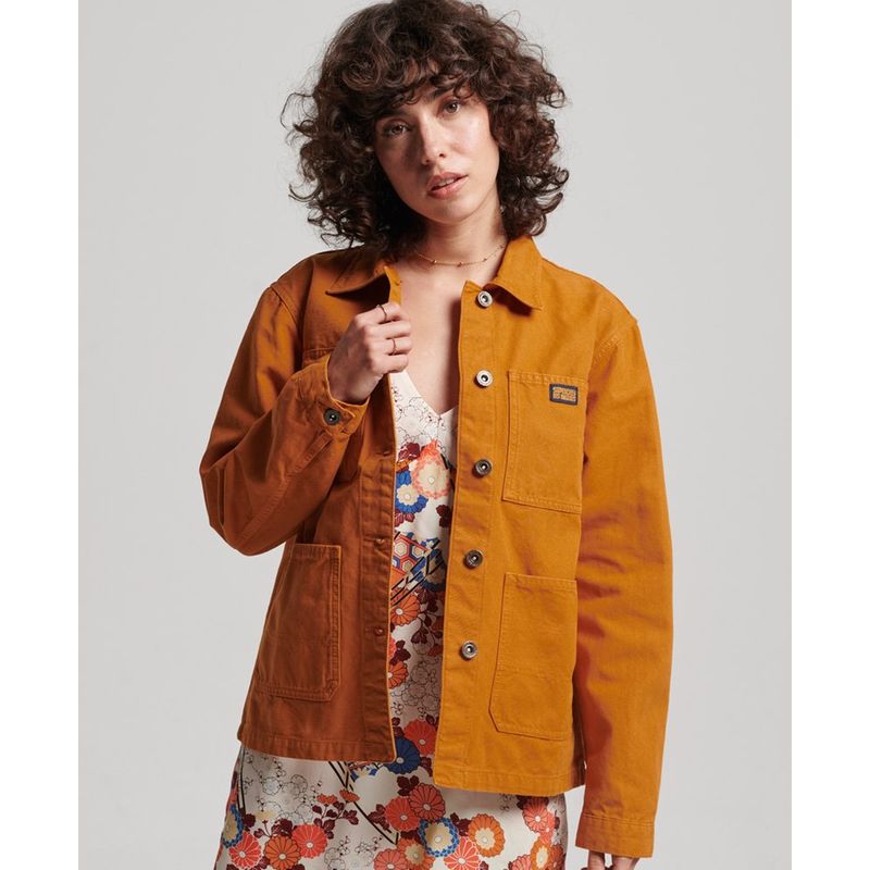 Veste Vintage Chore en coton bio, SUPERDRY