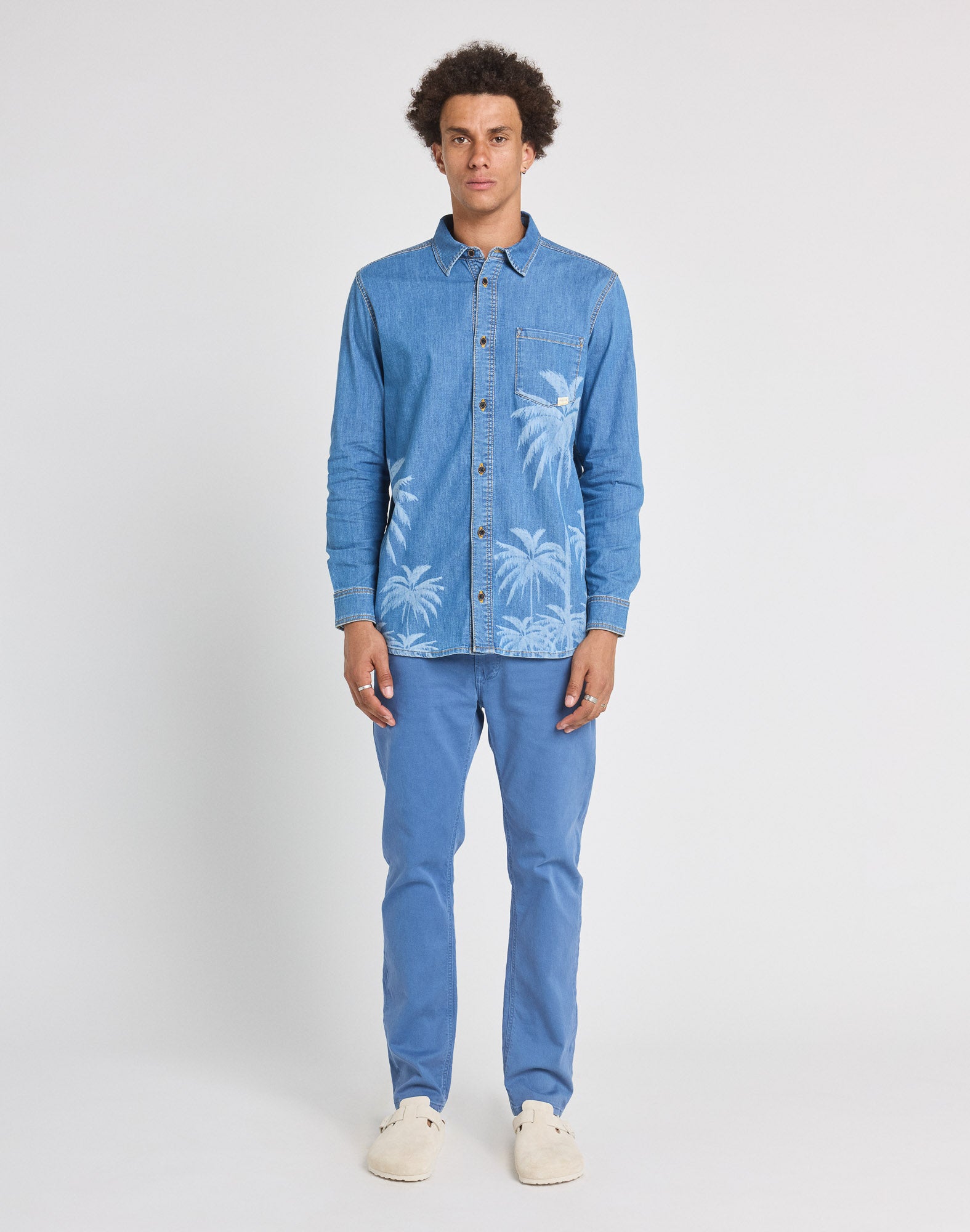PANTALON CHINO AQUA, PULLIN