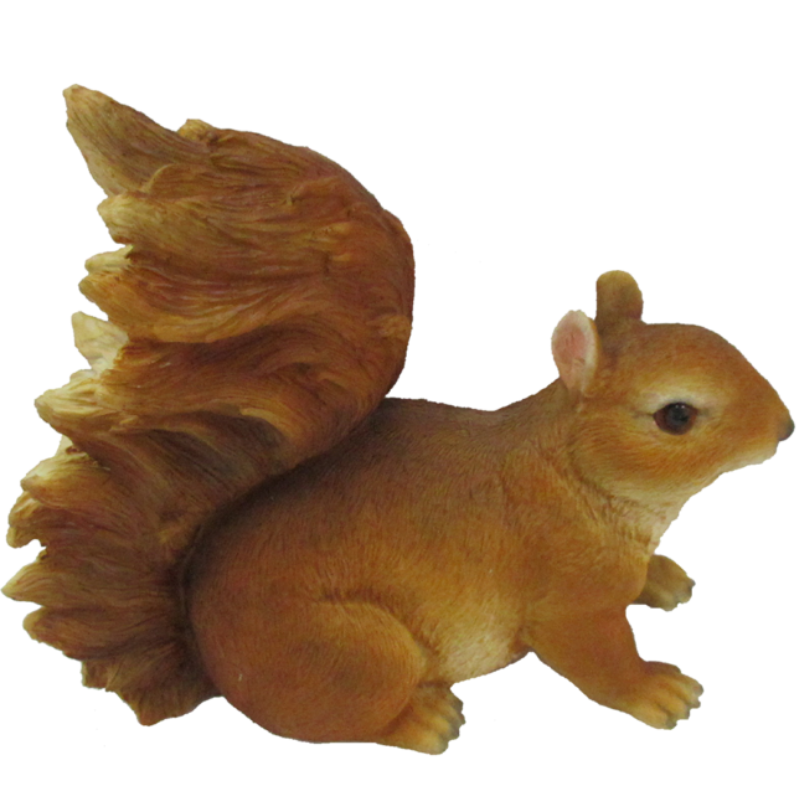 Ecureuil 20cm Déco résine jardin, ESSCHERT DESIGN