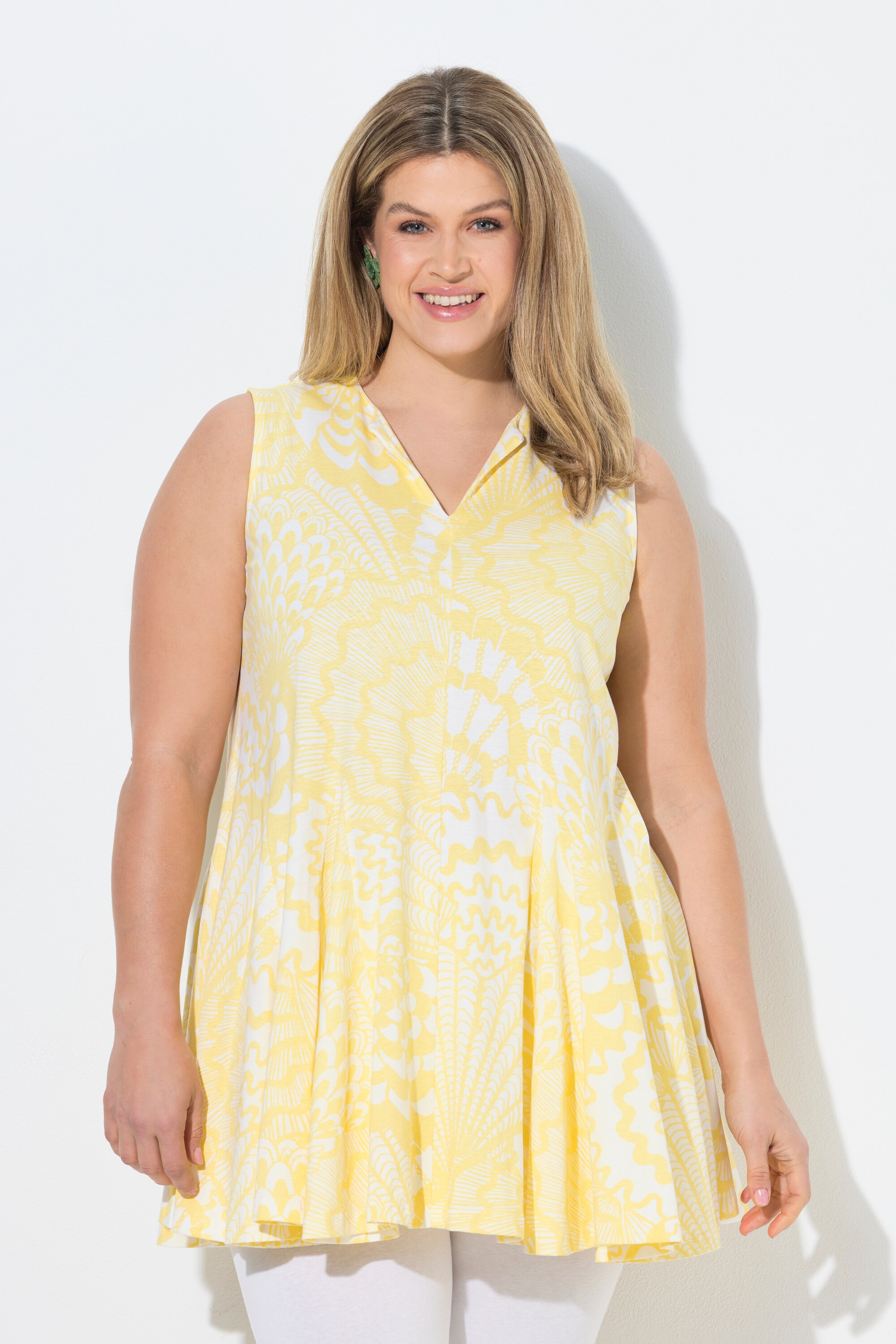 Haut sans manches, motif coquillages, ULLA POPKEN