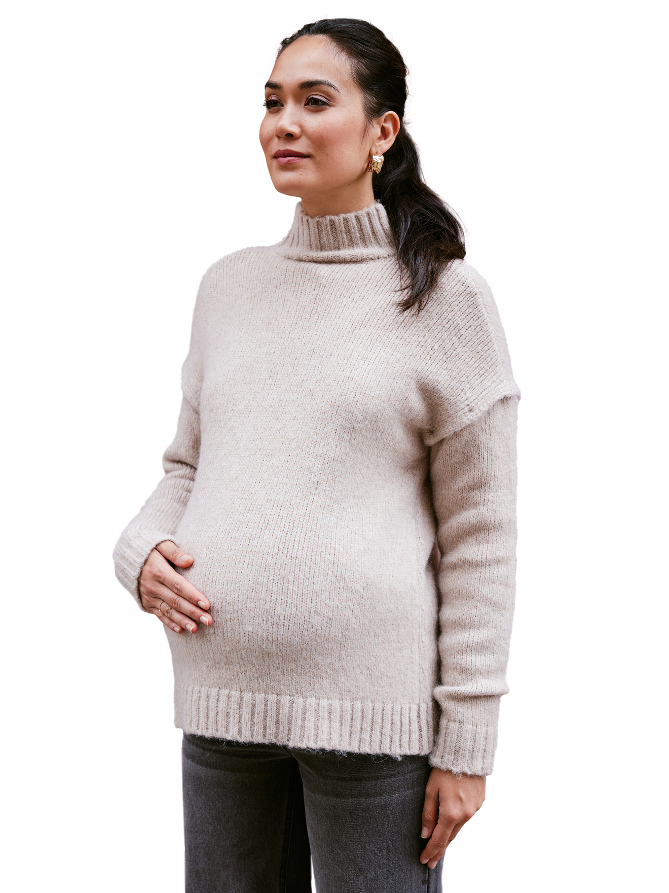 Pull de grossesse évolutif 2 en 1, ENVIE DE FRAISE