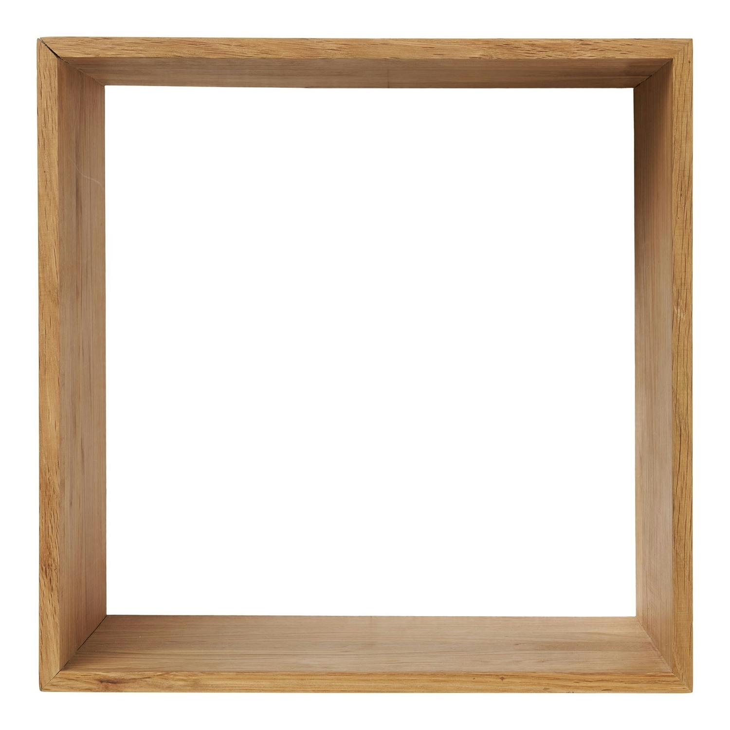 Etagère cube en bois de chêne clair 30 cm VARDE, PIER IMPORT