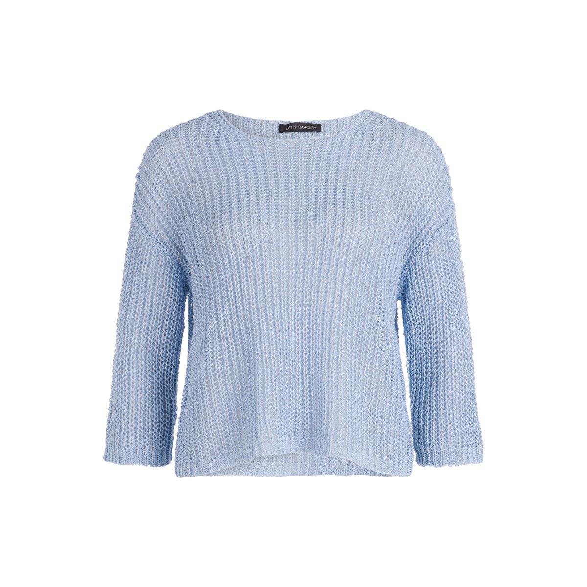 Pull over en maille basique de texture c tel e