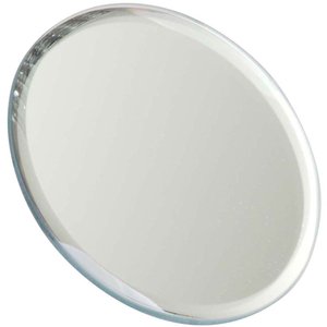 Support bougie miroir rond diamètre 10cm