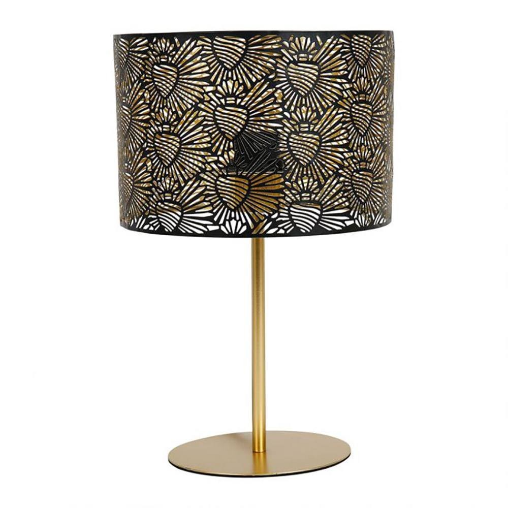 Lampe Métal Noir Doré Corazon D22, DECORATIE