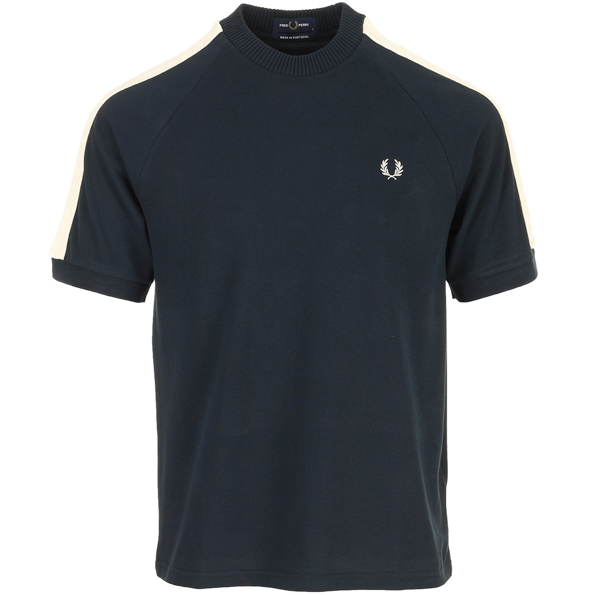 CABLE TAPED T-SHIRT, FRED PERRY