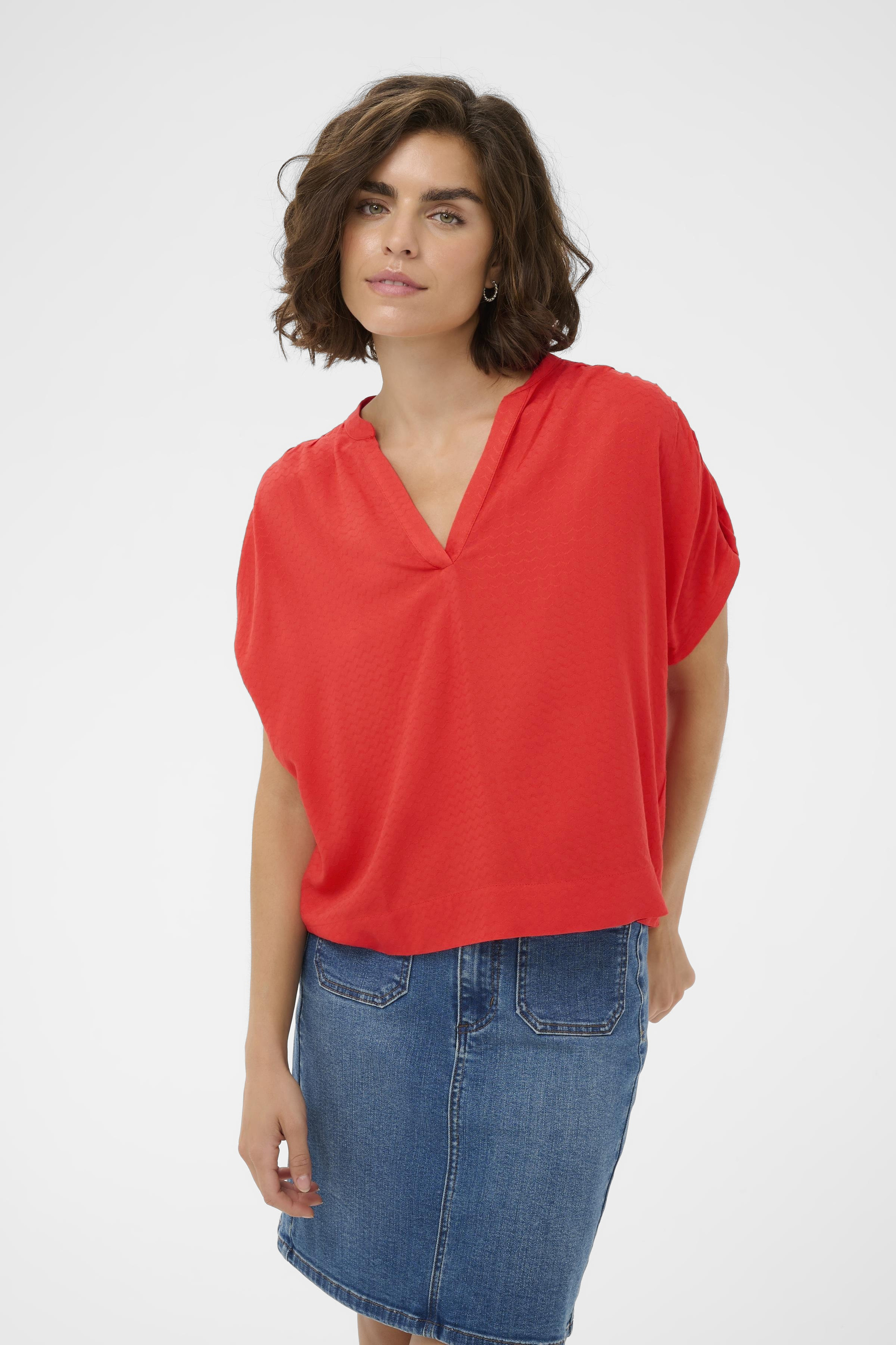Blouse à manches courtes, KAFFE