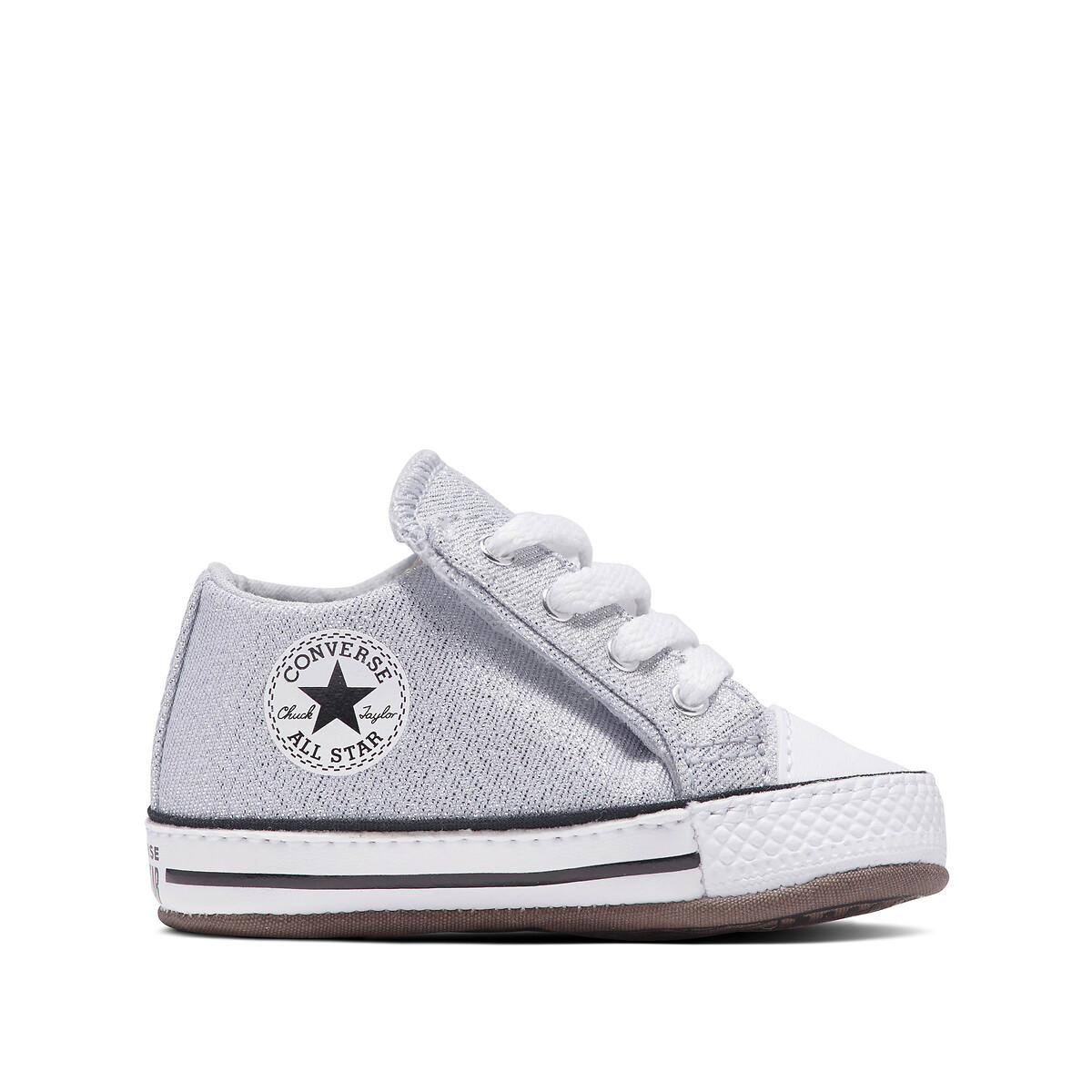 Silver converse for kids sale