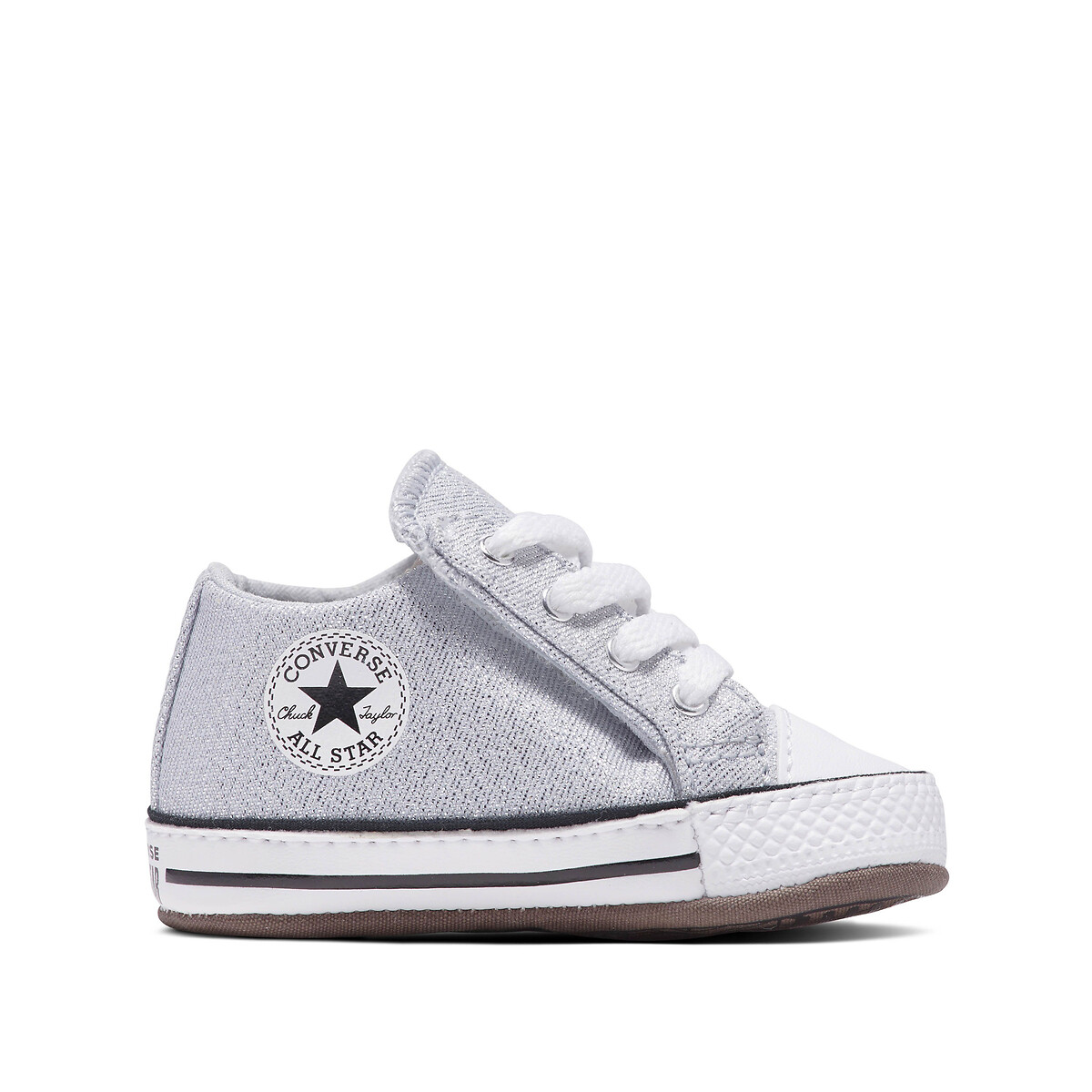 Image of Kids All Star Cribster Sparkle Party Canvas Trainers