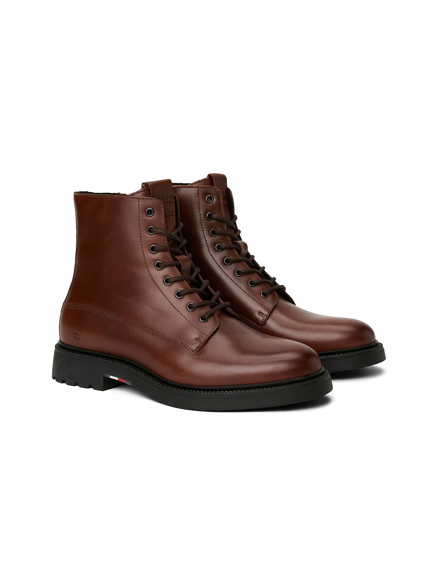 Tommy Hilfiger Botines de piel con cordones