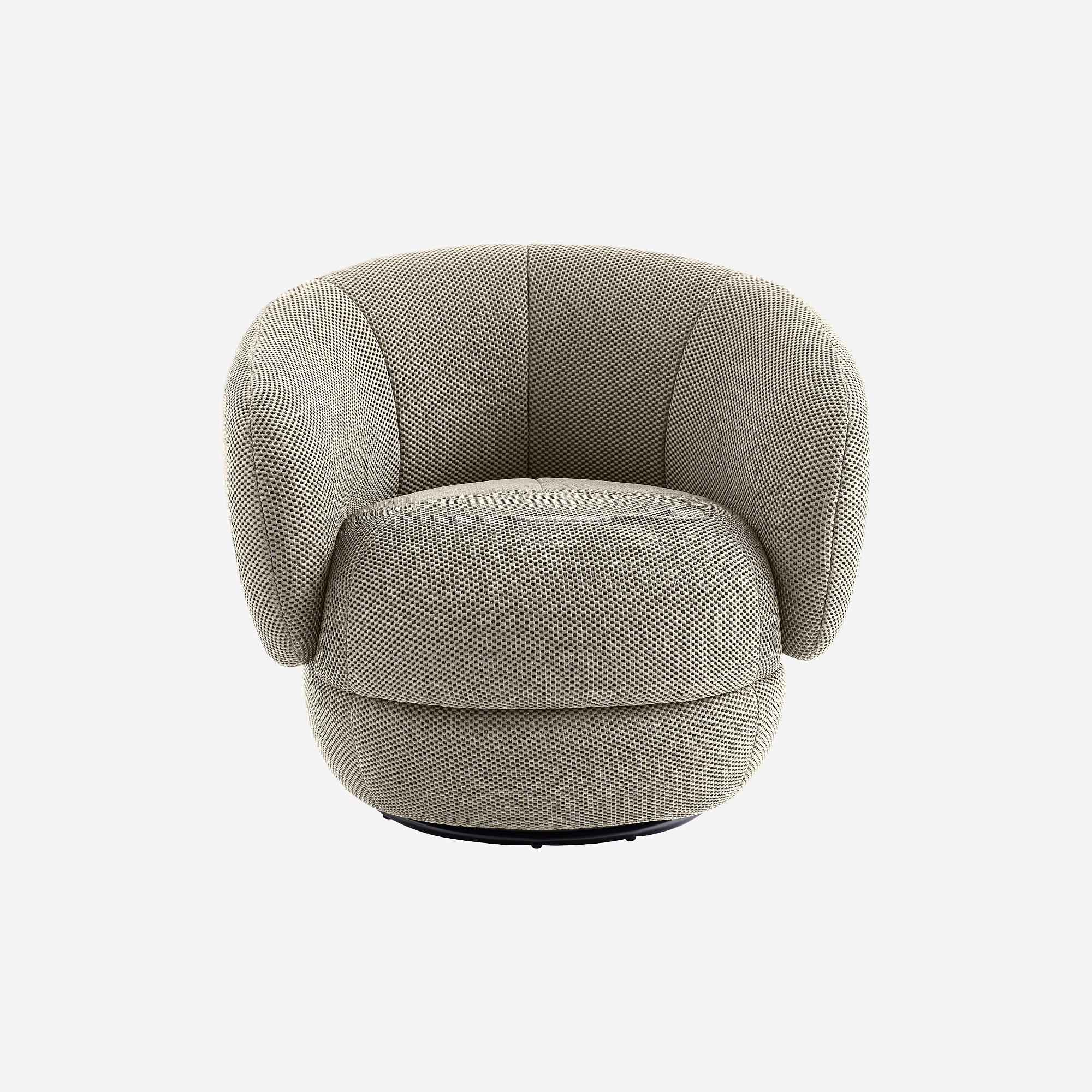 Fauteuil droit tissu SOMIO, HABITAT