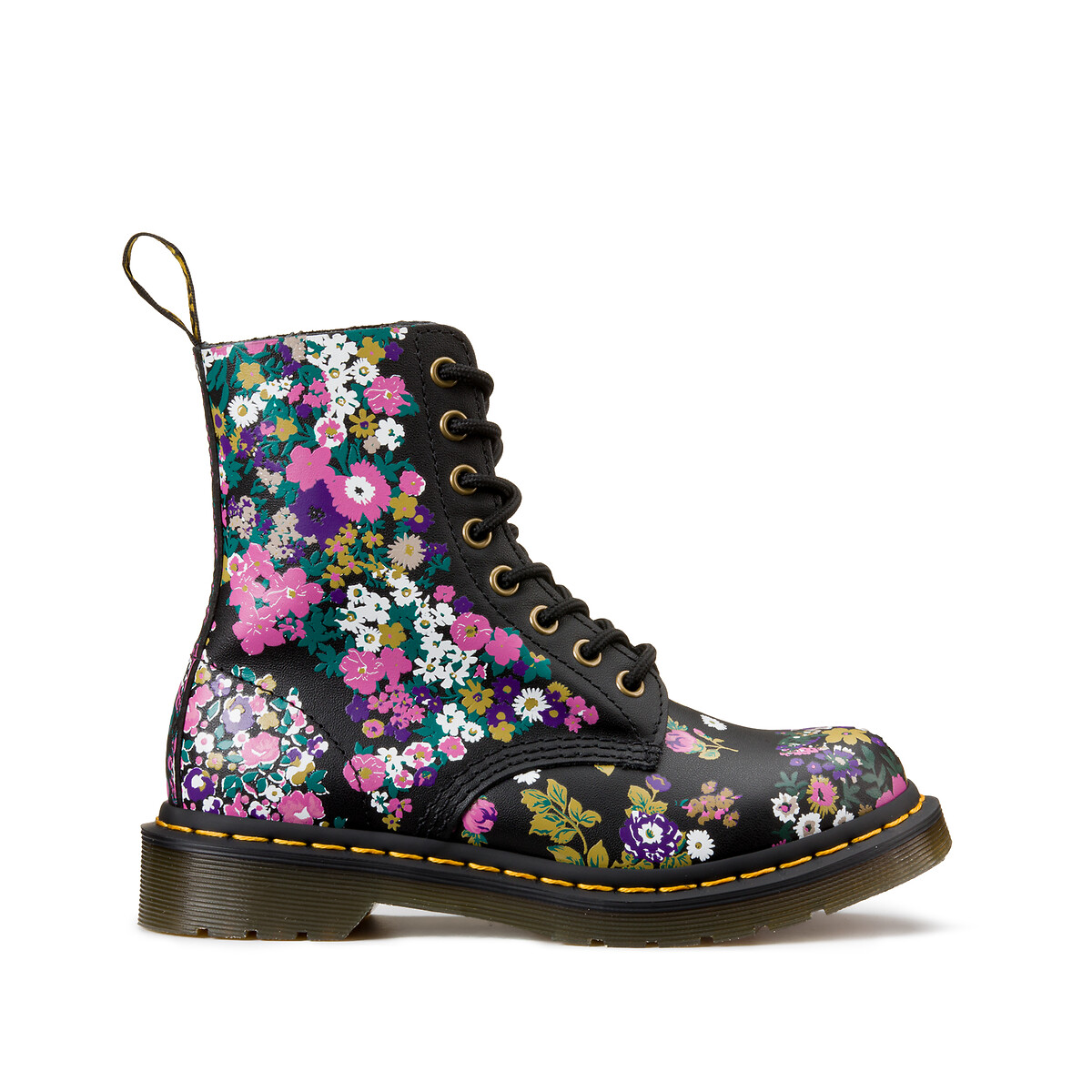 Image of 1460 Pascal Ankle Boots in Floral Print Leather